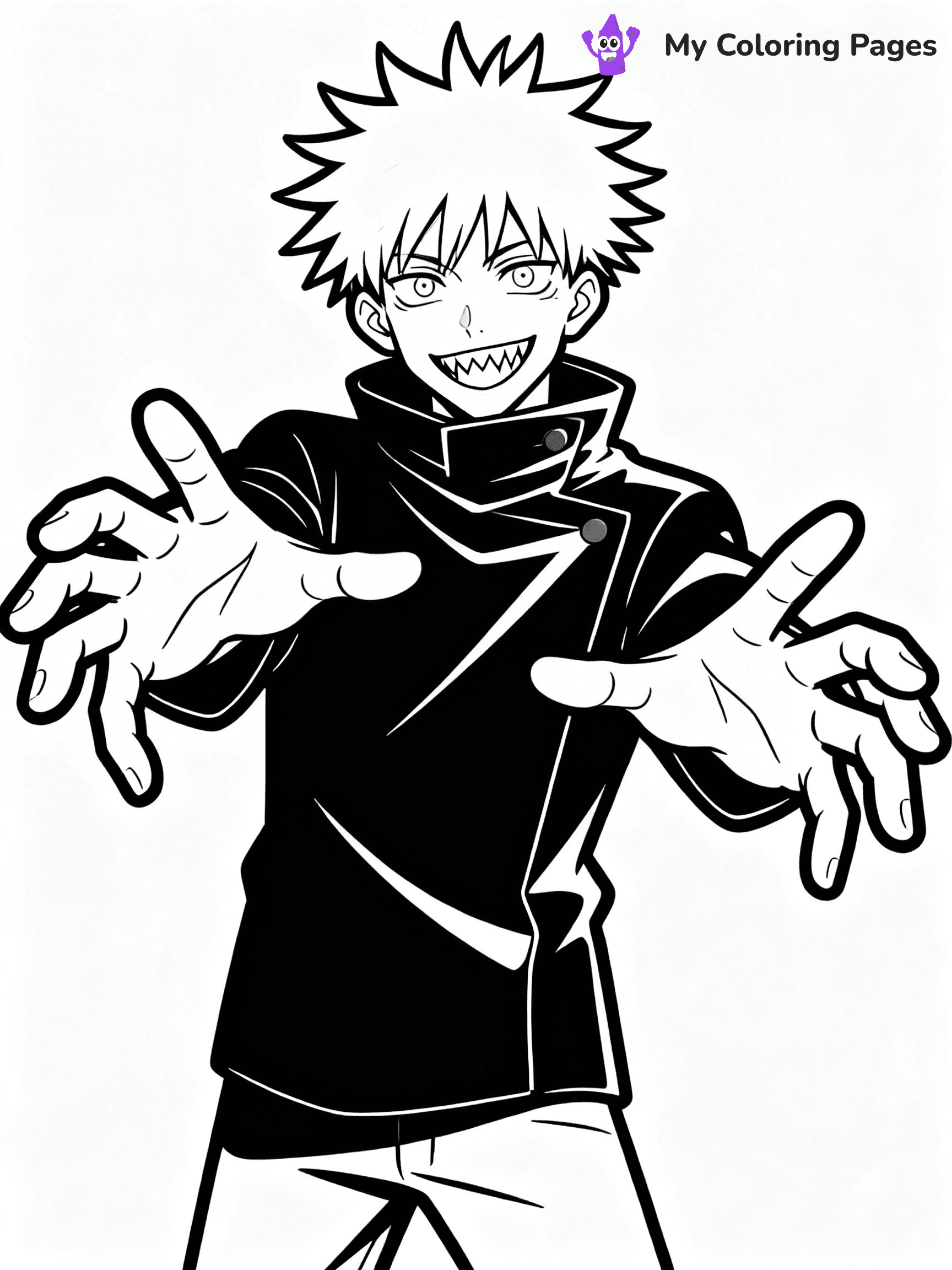 Jujutsu Kaisen Coloring Pages - 151
