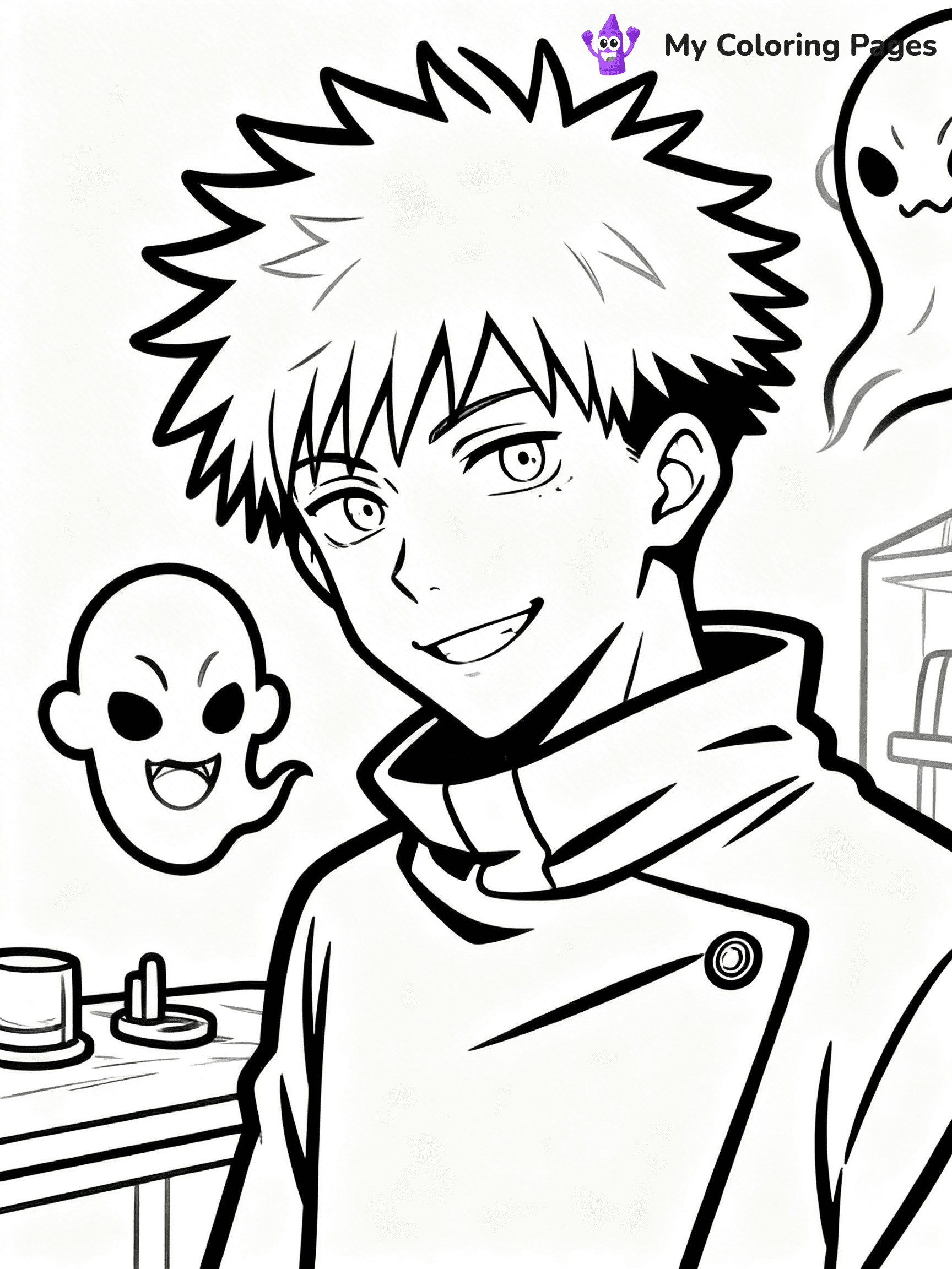 Jujutsu Kaisen Coloring Pages - 138