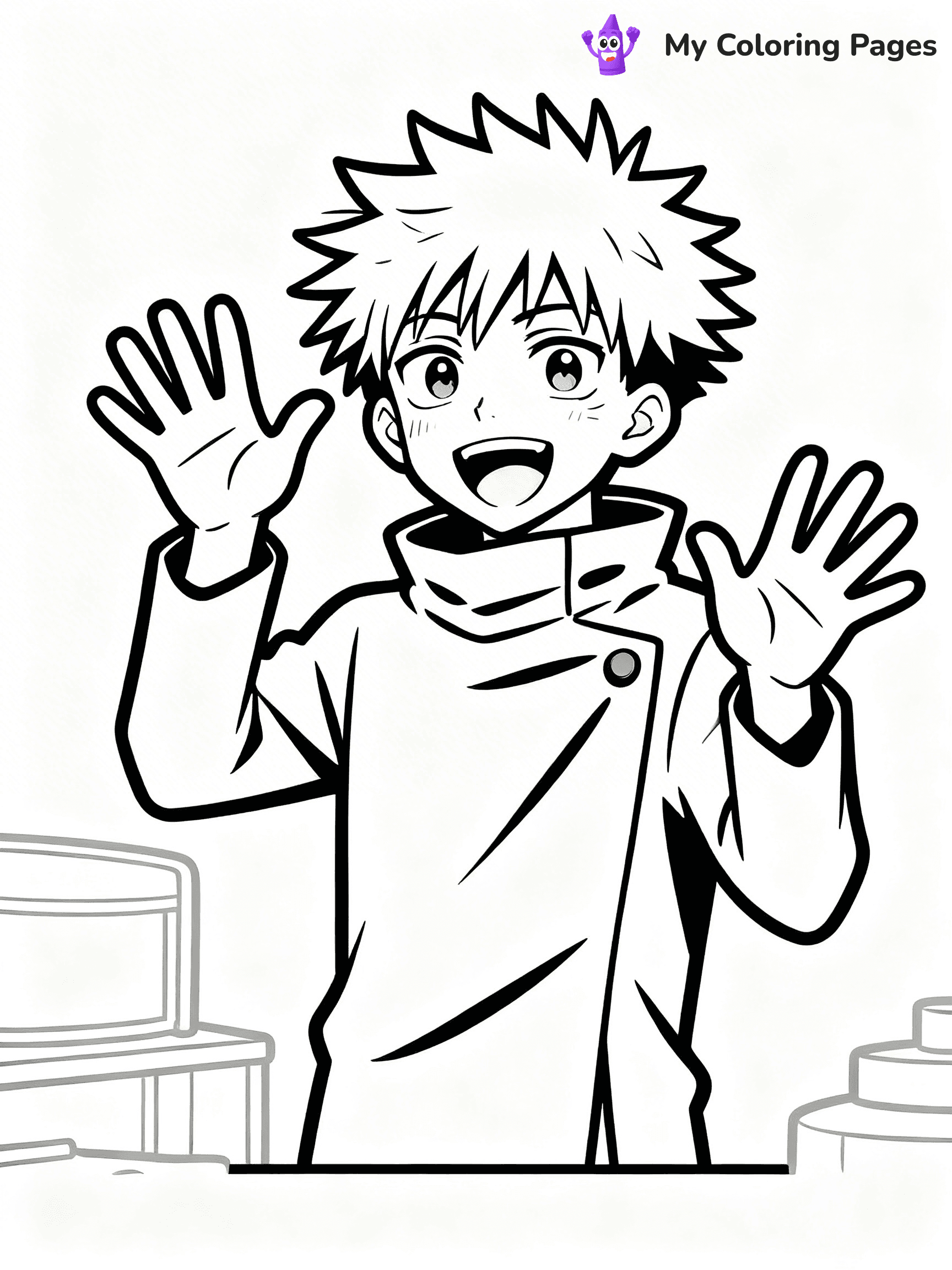 Jujutsu Kaisen Coloring Pages - 112