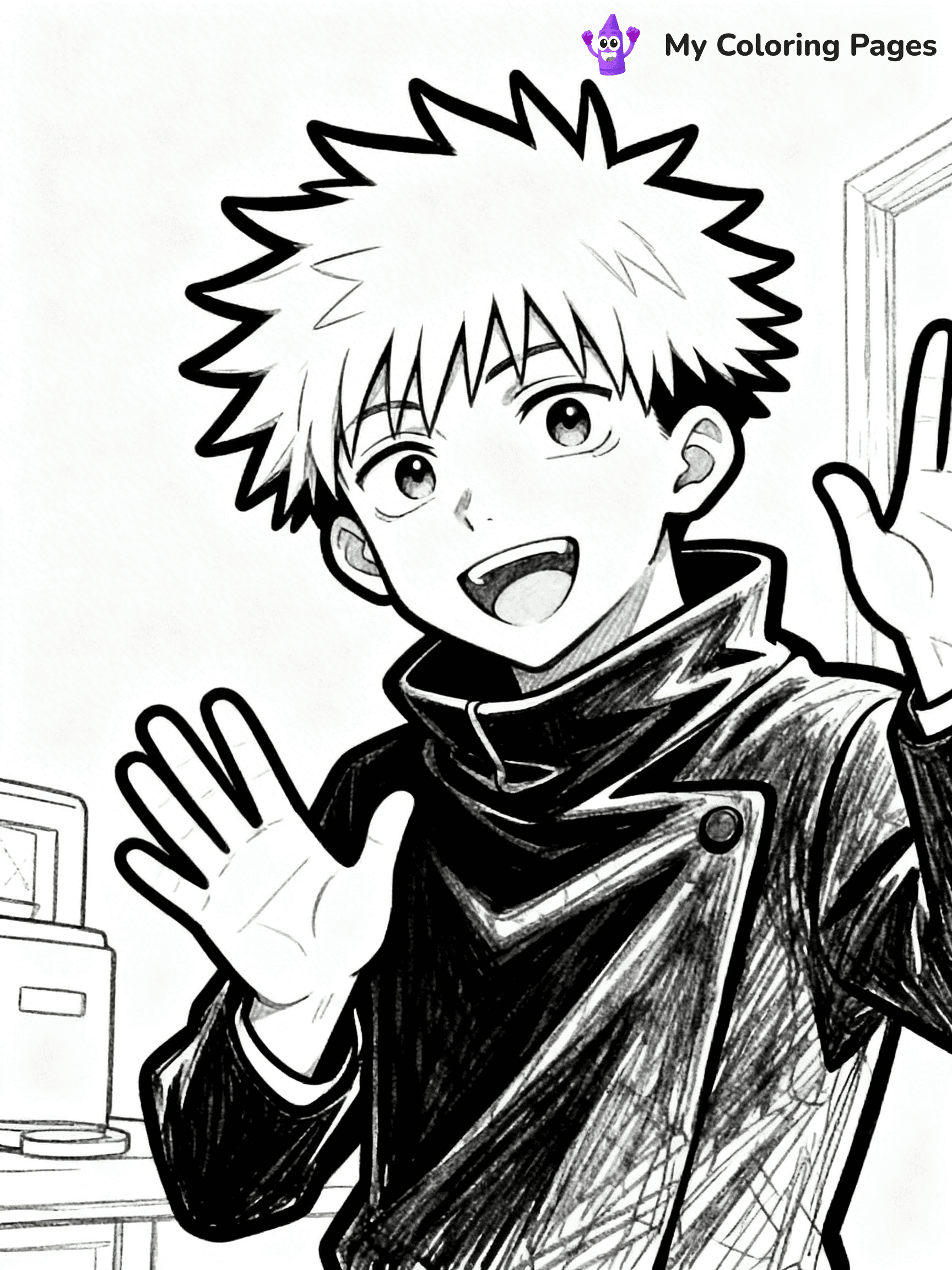 Jujutsu Kaisen Coloring Pages - 109