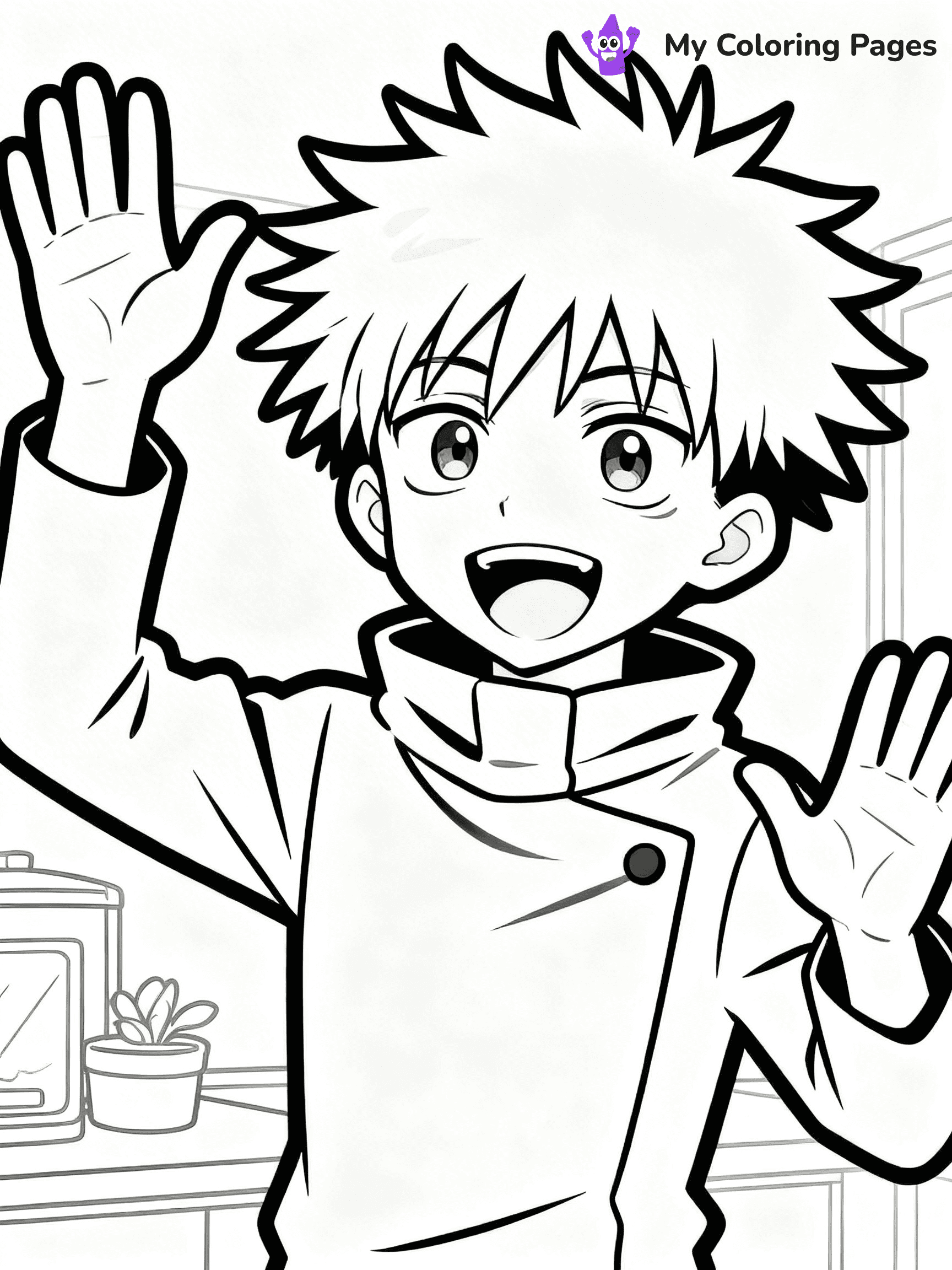 Jujutsu Kaisen Coloring Pages - 107