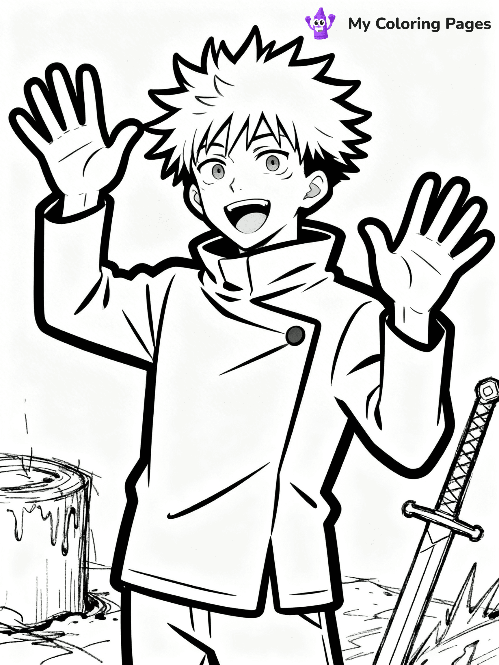 Jujutsu Kaisen Coloring Pages - 103