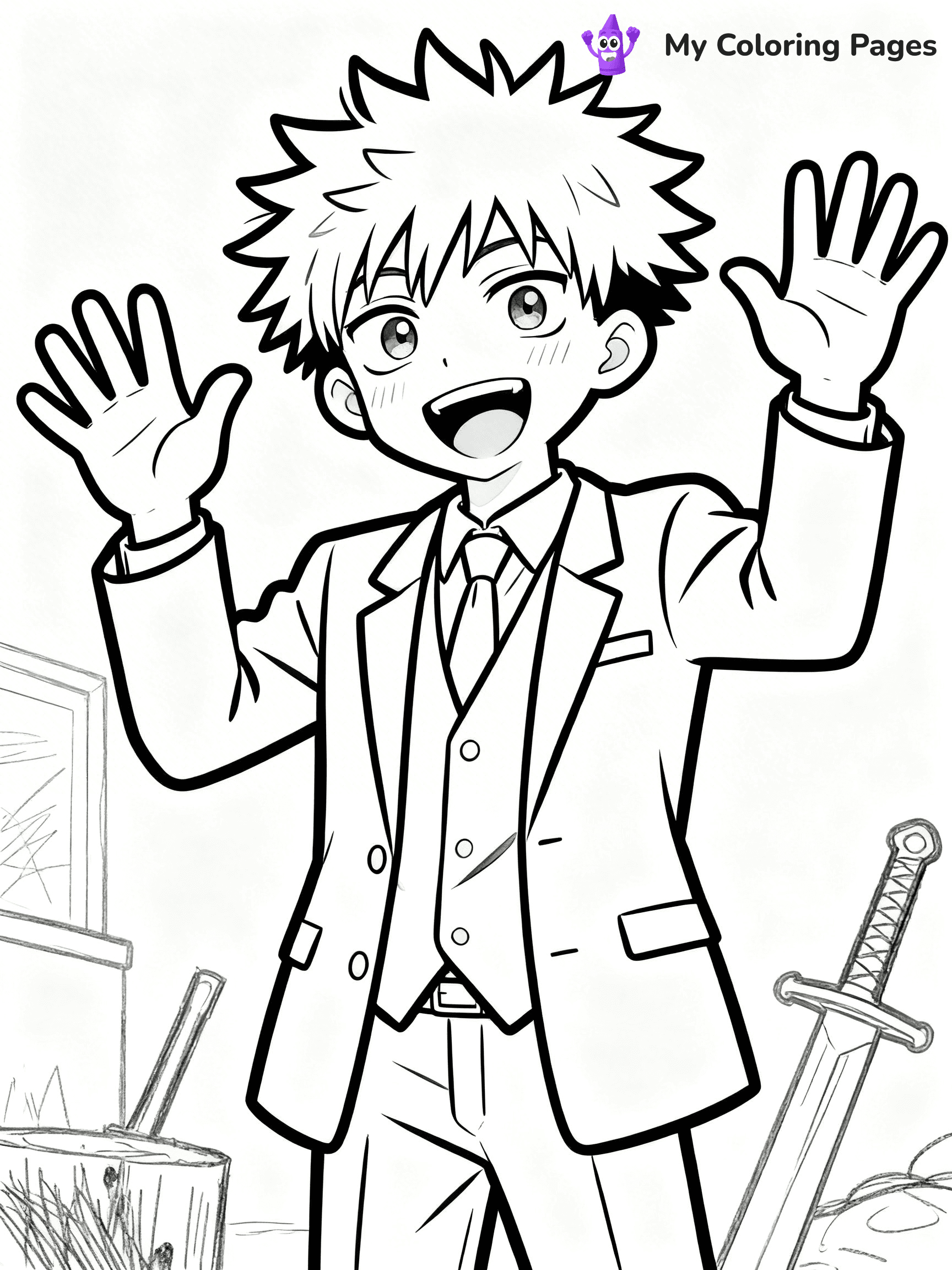 Jujutsu Kaisen Coloring Pages - 101