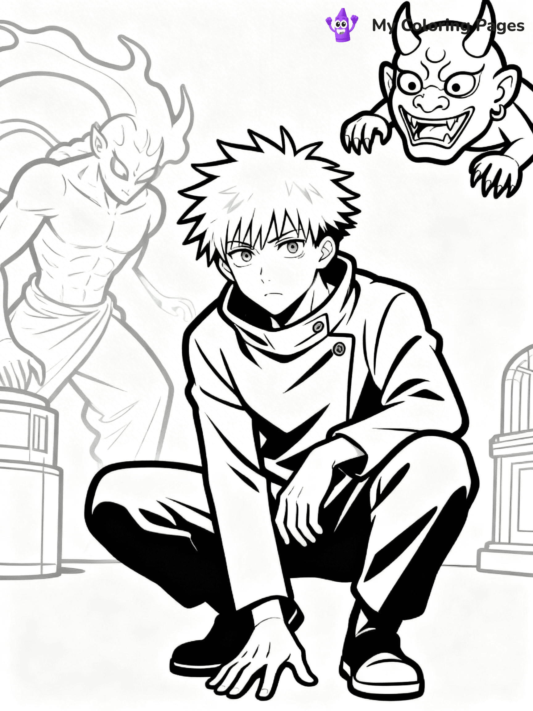 Jujutsu Kaisen Coloring Pages - 89
