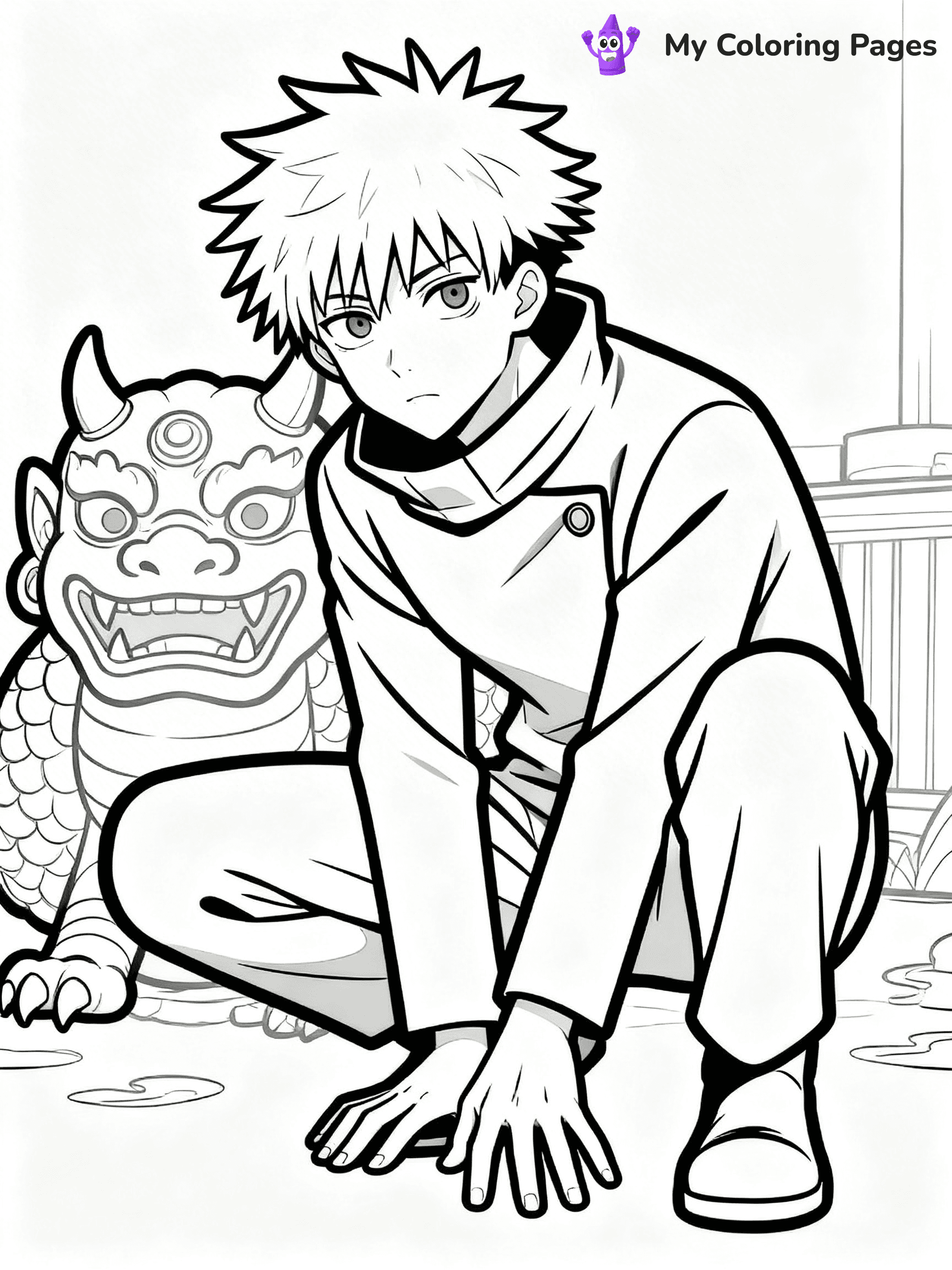 Jujutsu Kaisen Coloring Pages - 86