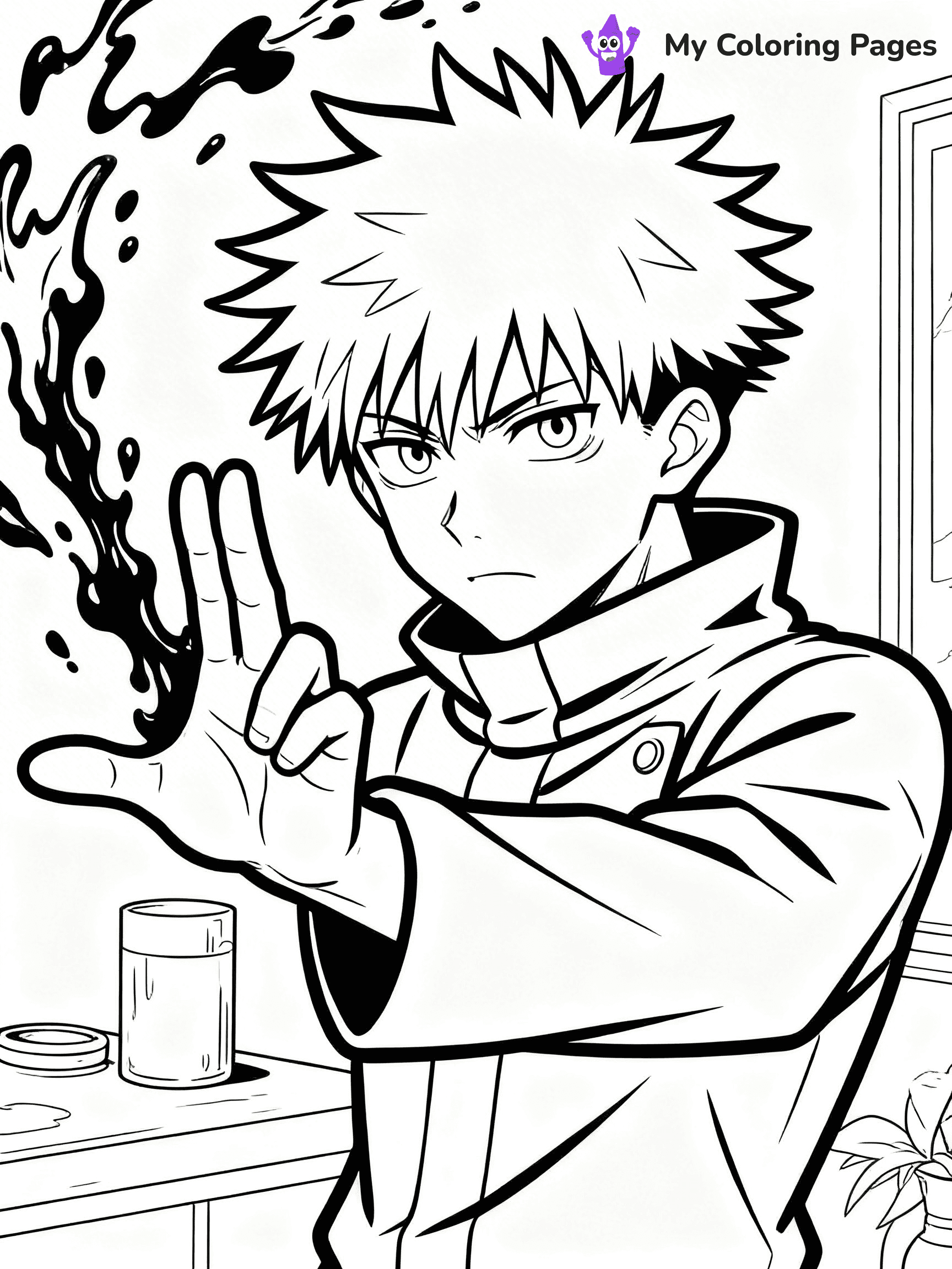 Jujutsu Kaisen Coloring Pages - 62
