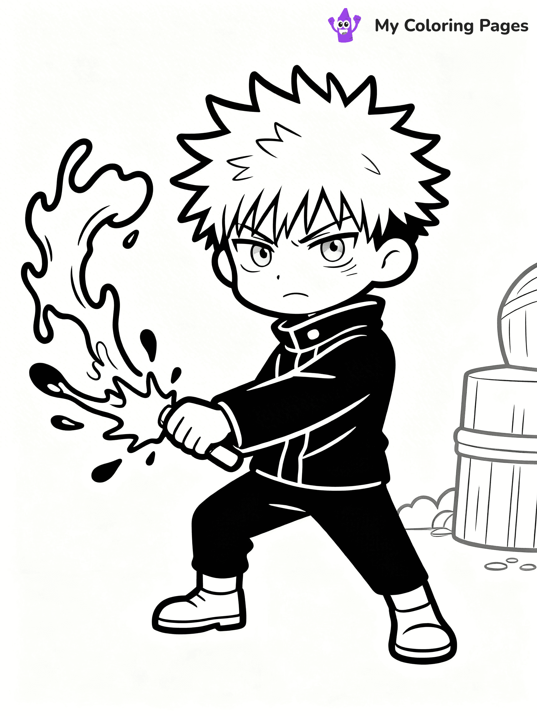 Jujutsu Kaisen Coloring Pages - 60