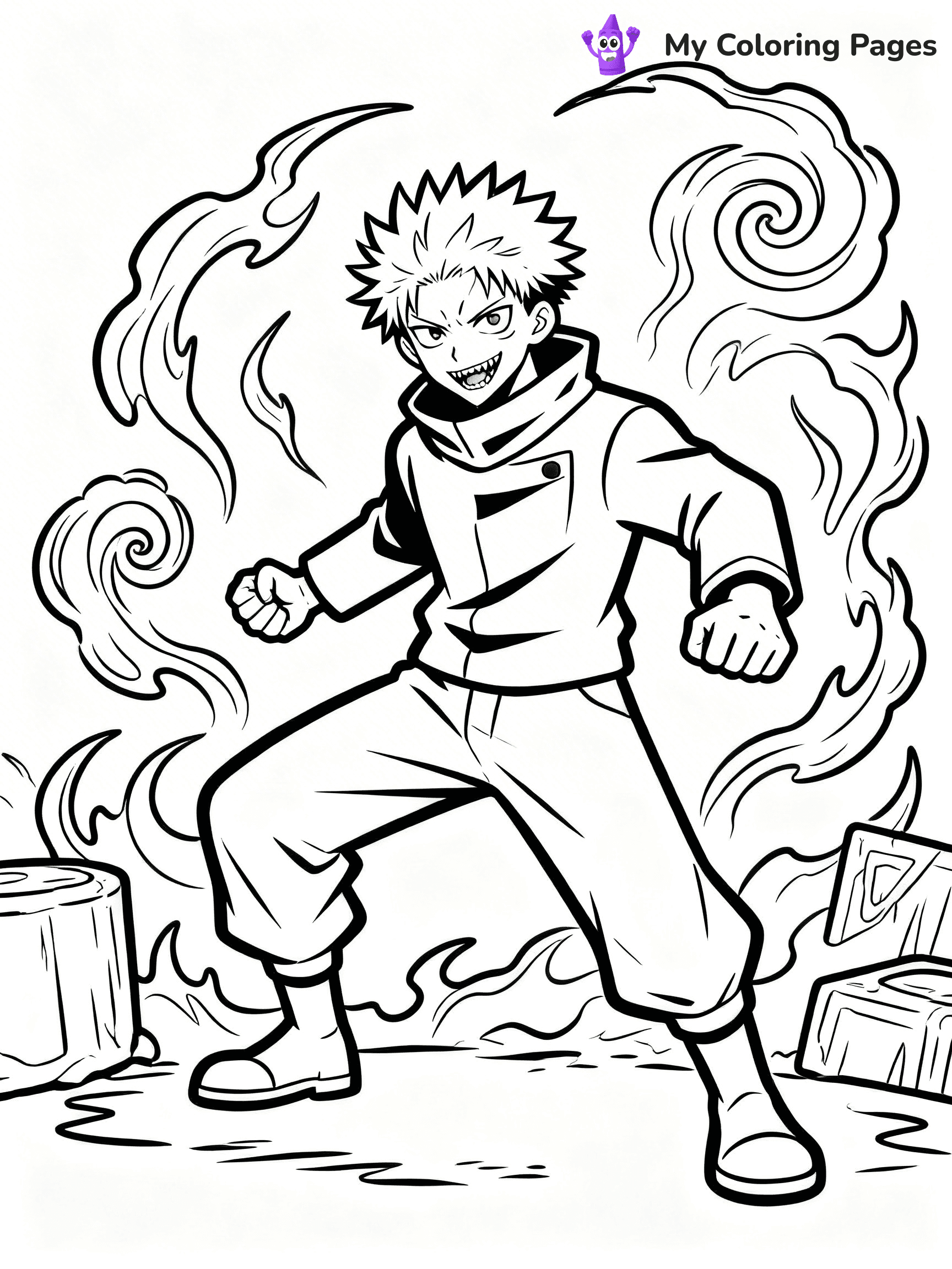 Jujutsu Kaisen Coloring Pages - 33