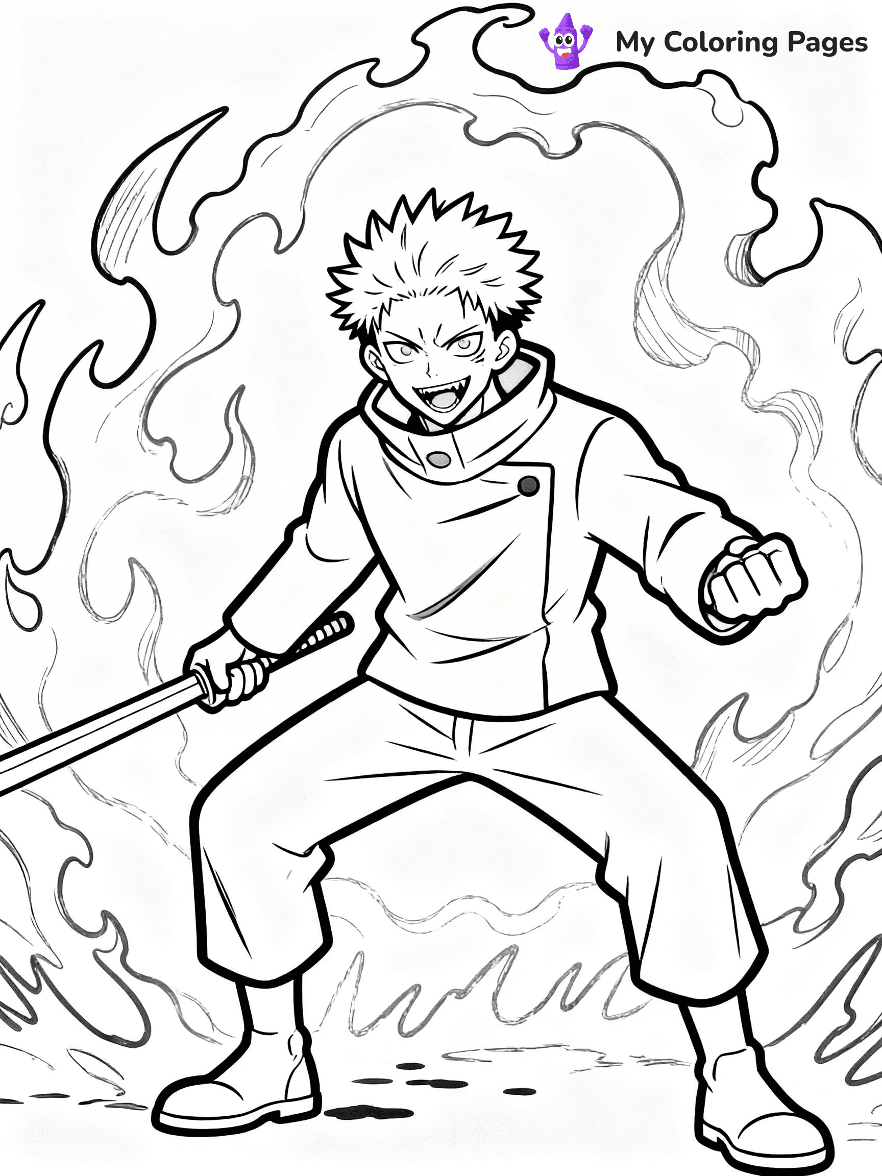 Jujutsu Kaisen Coloring Pages - 31