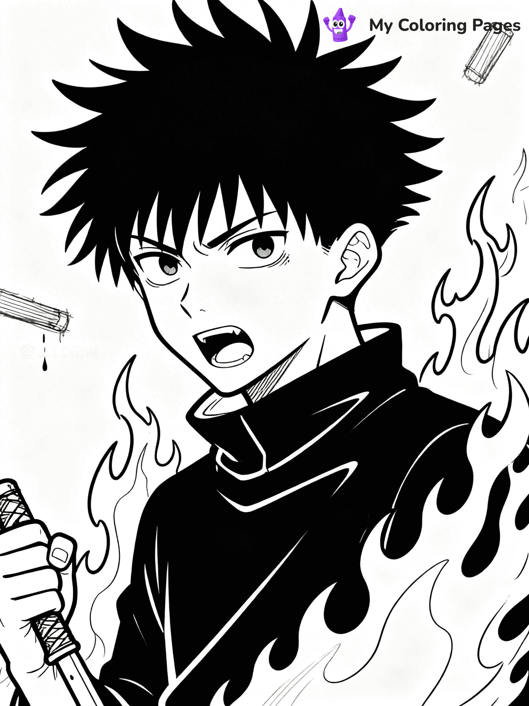 Jujutsu Kaisen Coloring Pages - 19
