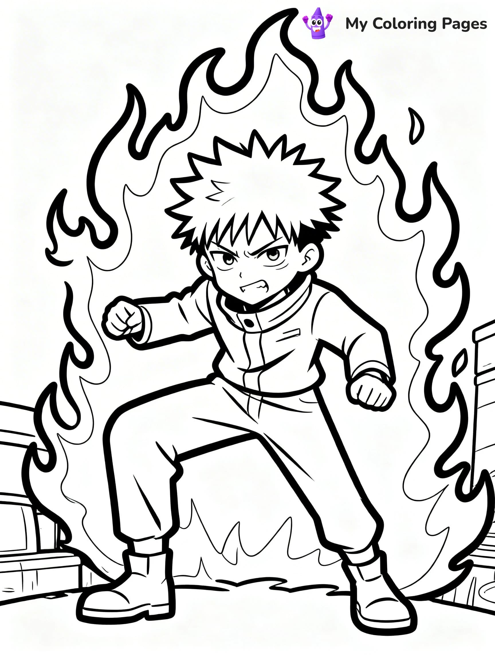 Jujutsu Kaisen Coloring Pages - 18