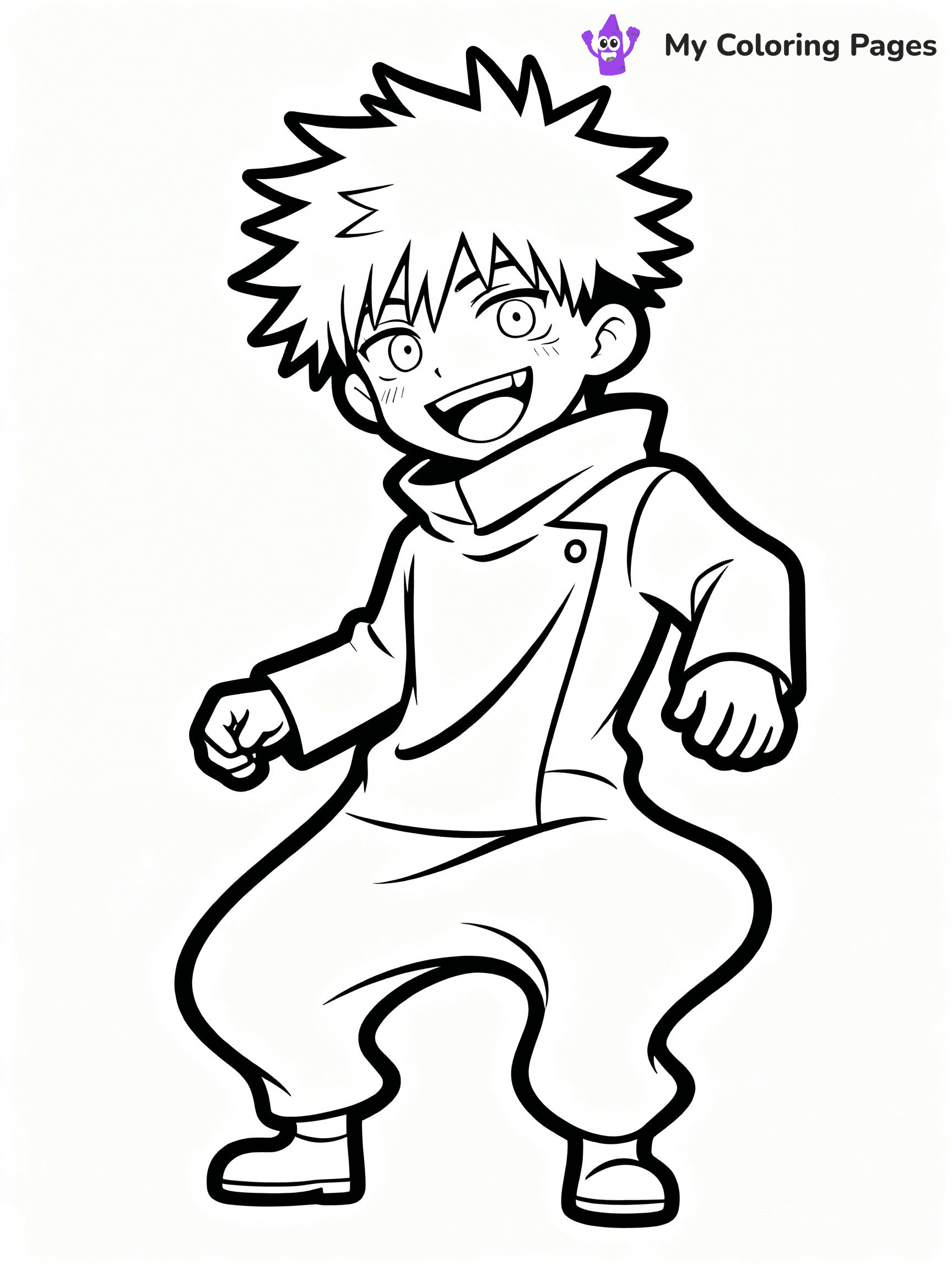 Jujutsu Kaisen Coloring Pages - 12