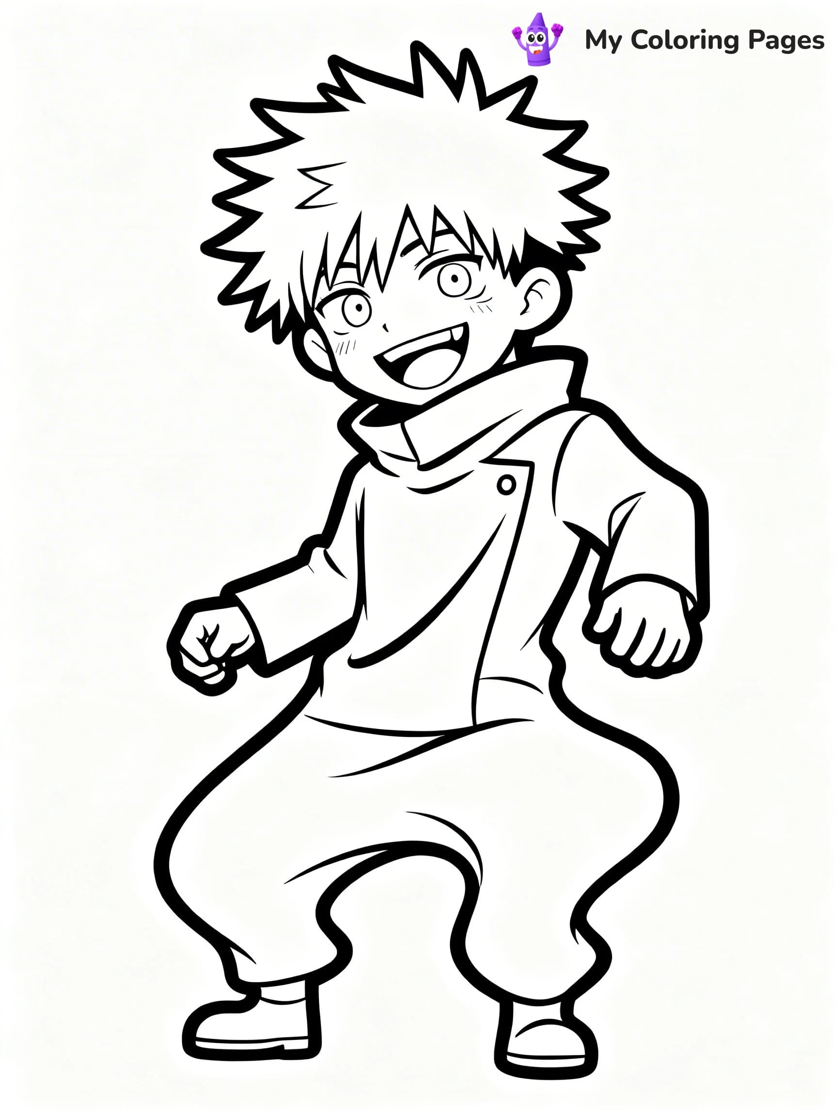 Jujutsu Kaisen Coloring Pages - 12