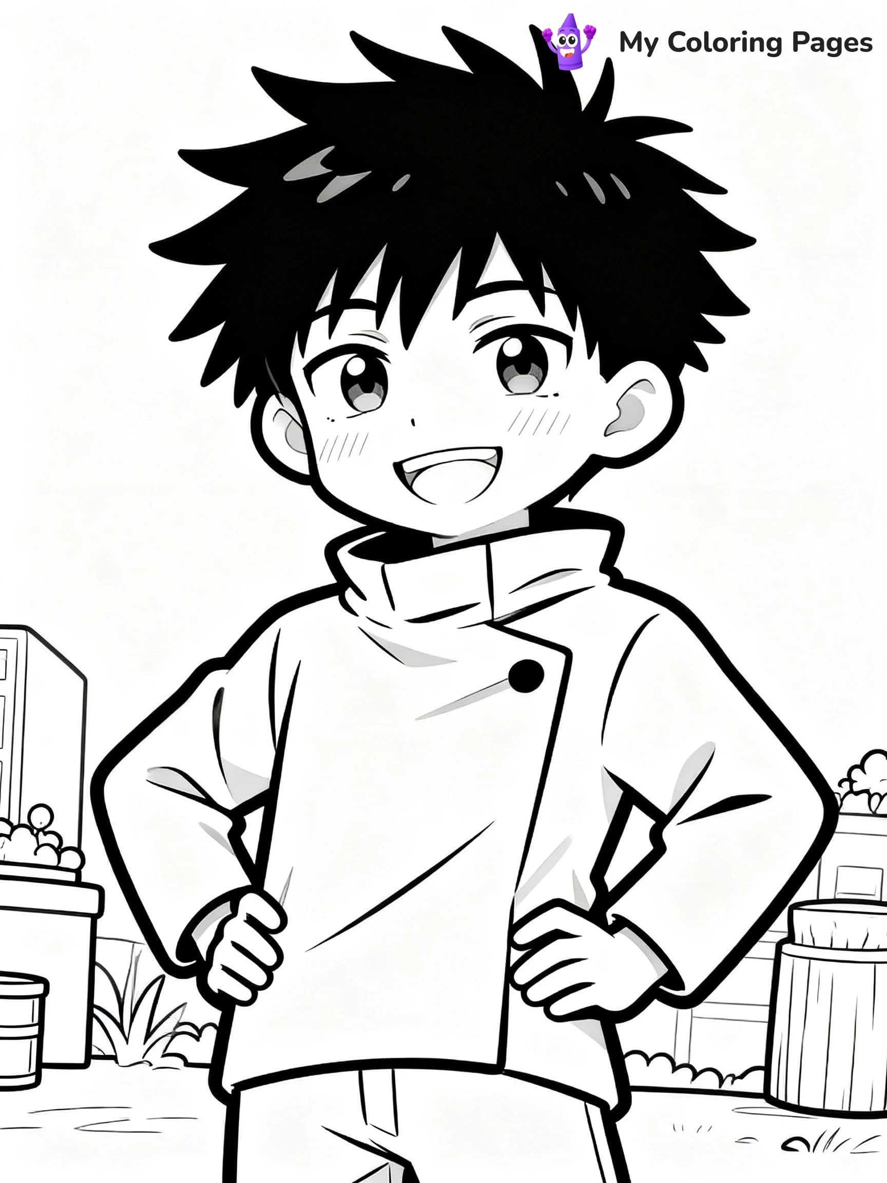 Jujutsu Kaisen Coloring Pages - 2