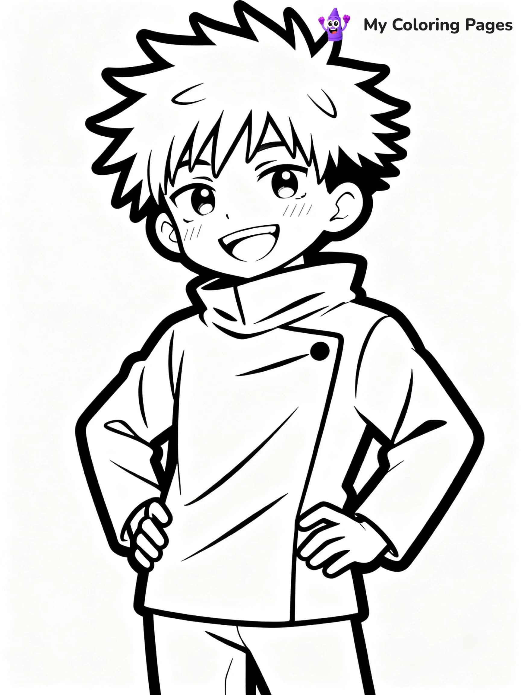 Jujutsu Kaisen Coloring Pages - 1