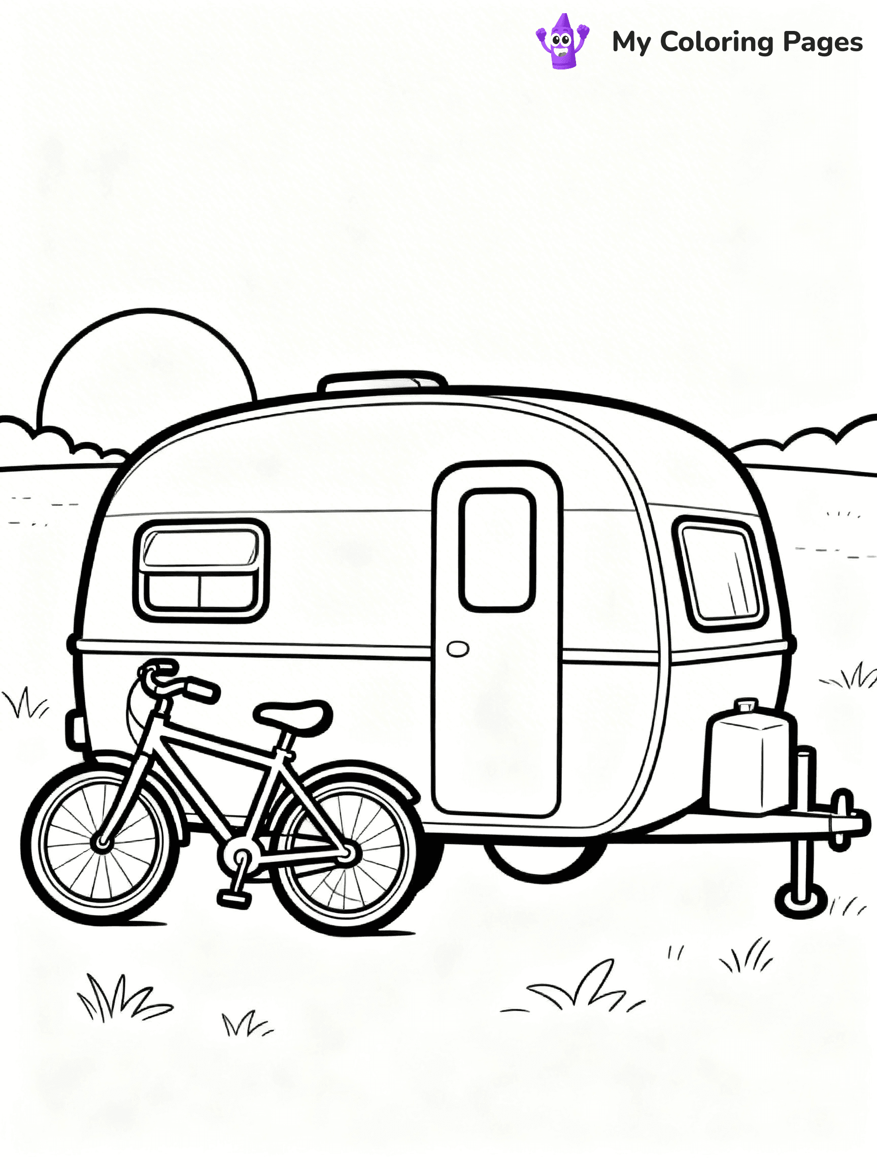 Camper Coloring Pages - 16