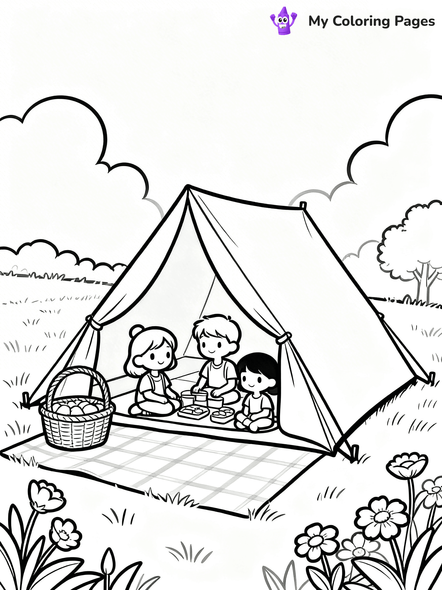 Camper Coloring Pages - 3