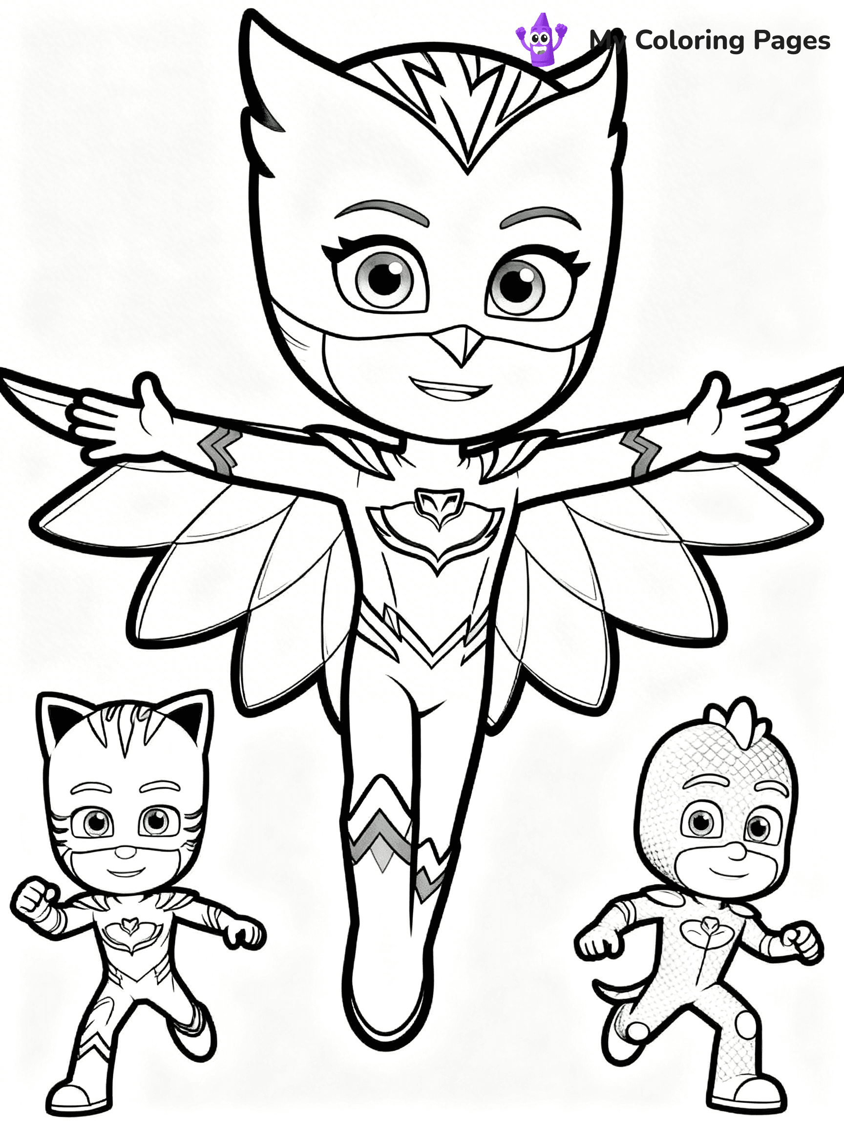 Owlette Coloring Pages - 1