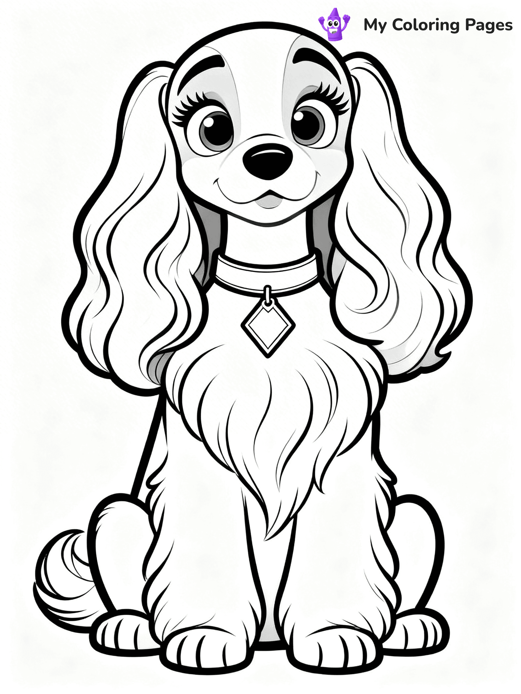 Lady and the Tramp Coloring Pages - 21