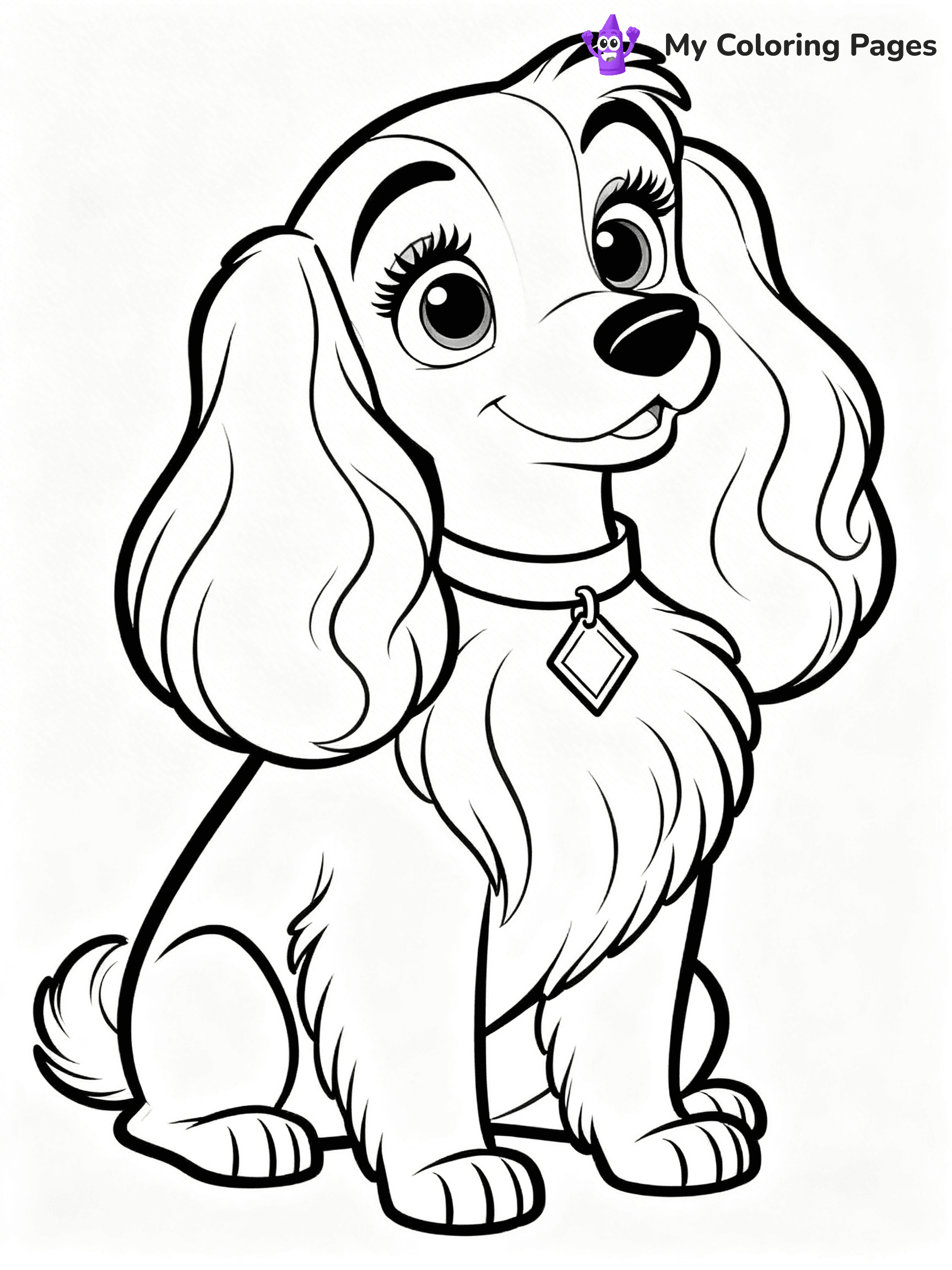 Lady and the Tramp Coloring Pages - 19