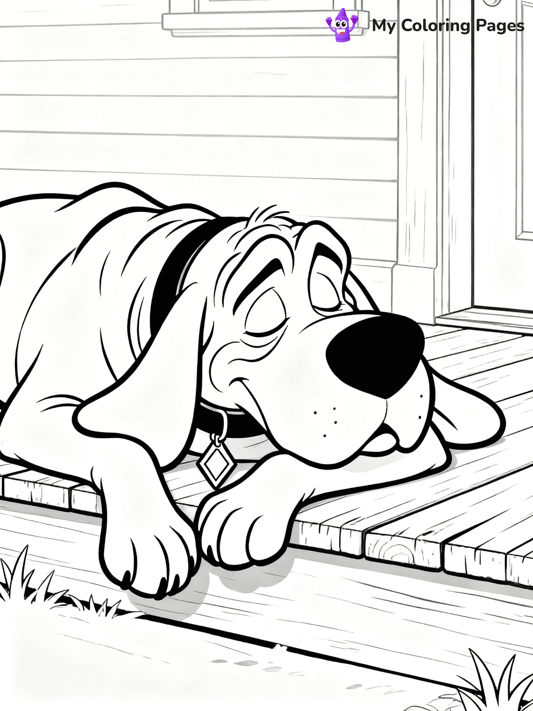 Lady and the Tramp Coloring Pages - 7