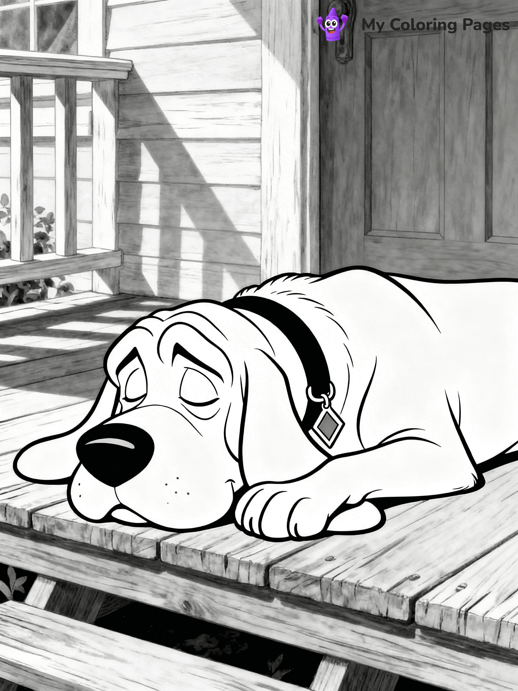 Lady and the Tramp Coloring Pages - 6