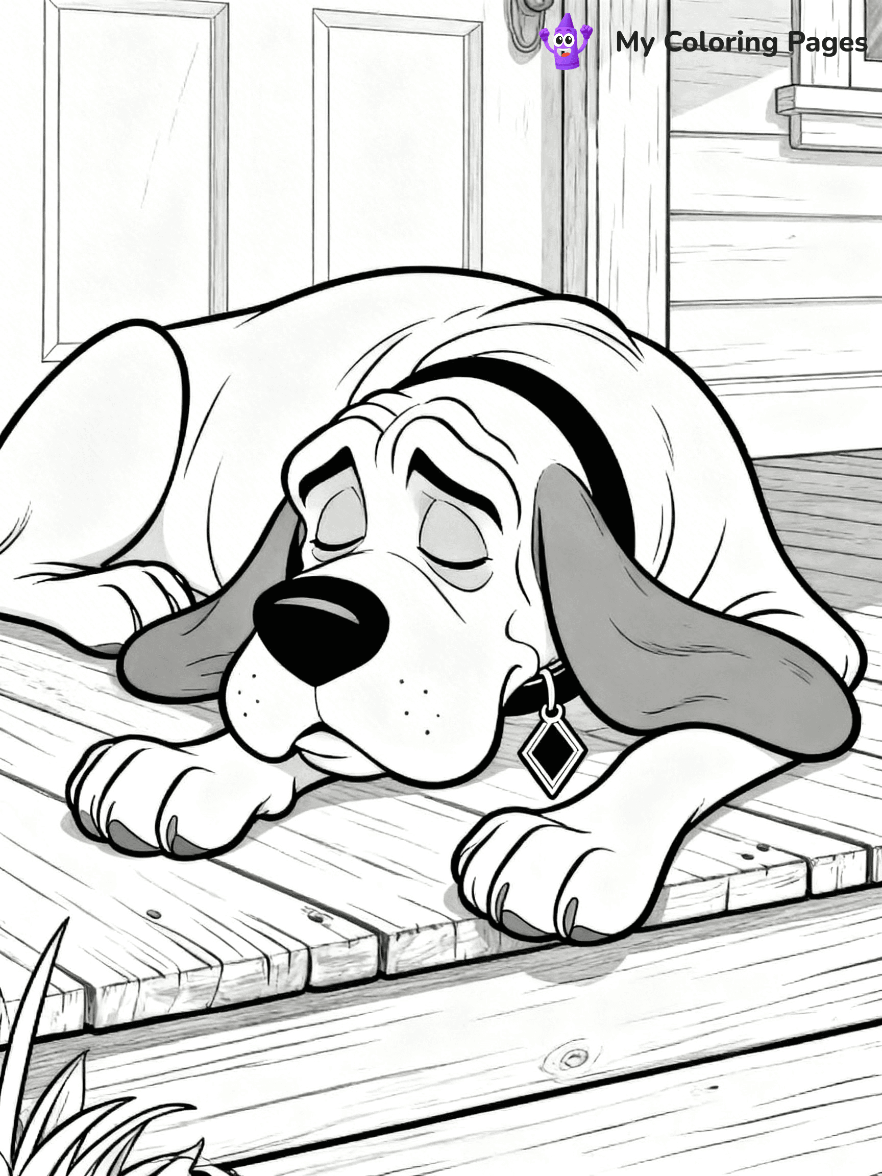 Lady and the Tramp Coloring Pages - 5