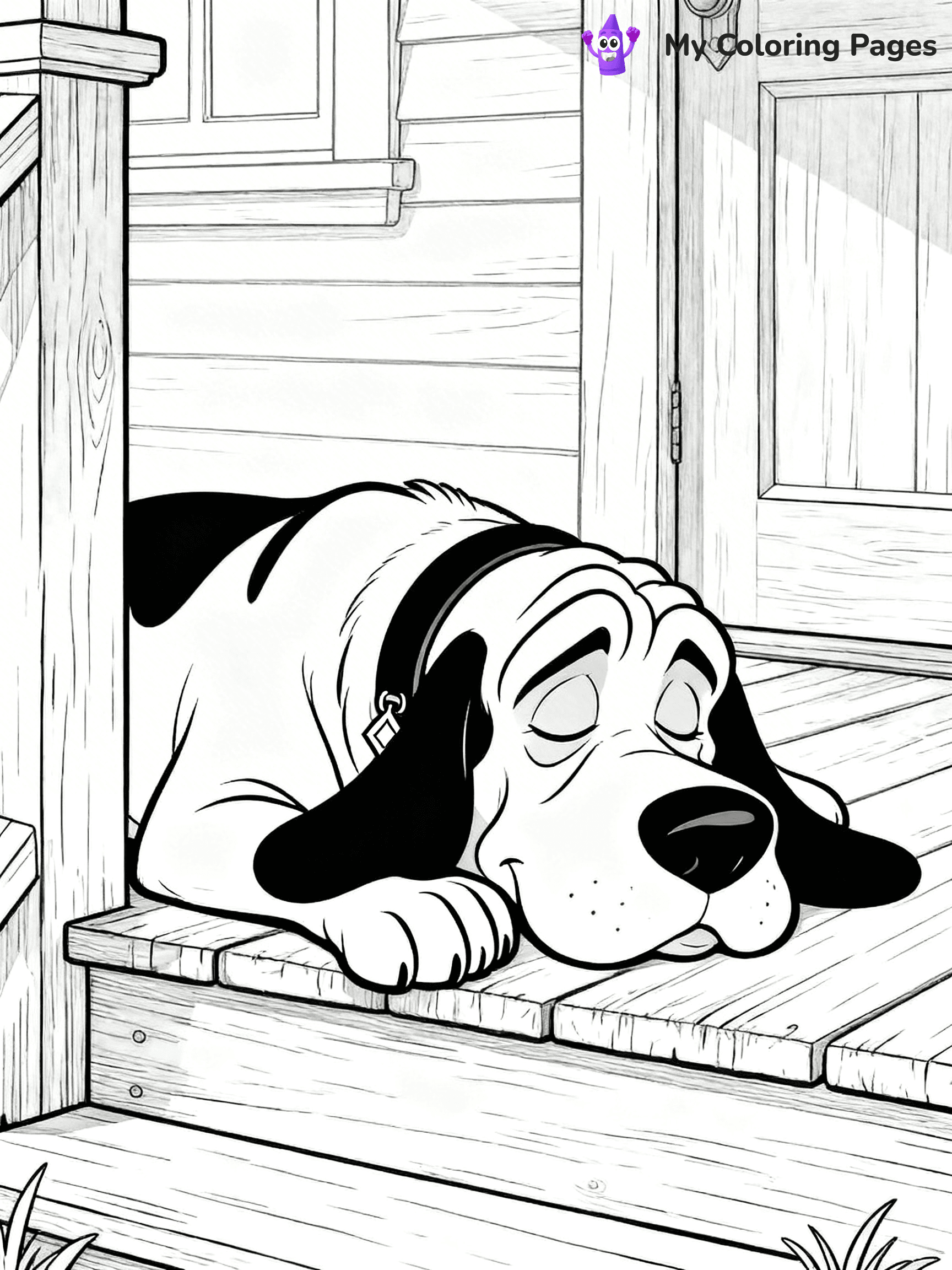 Lady and the Tramp Coloring Pages - 4