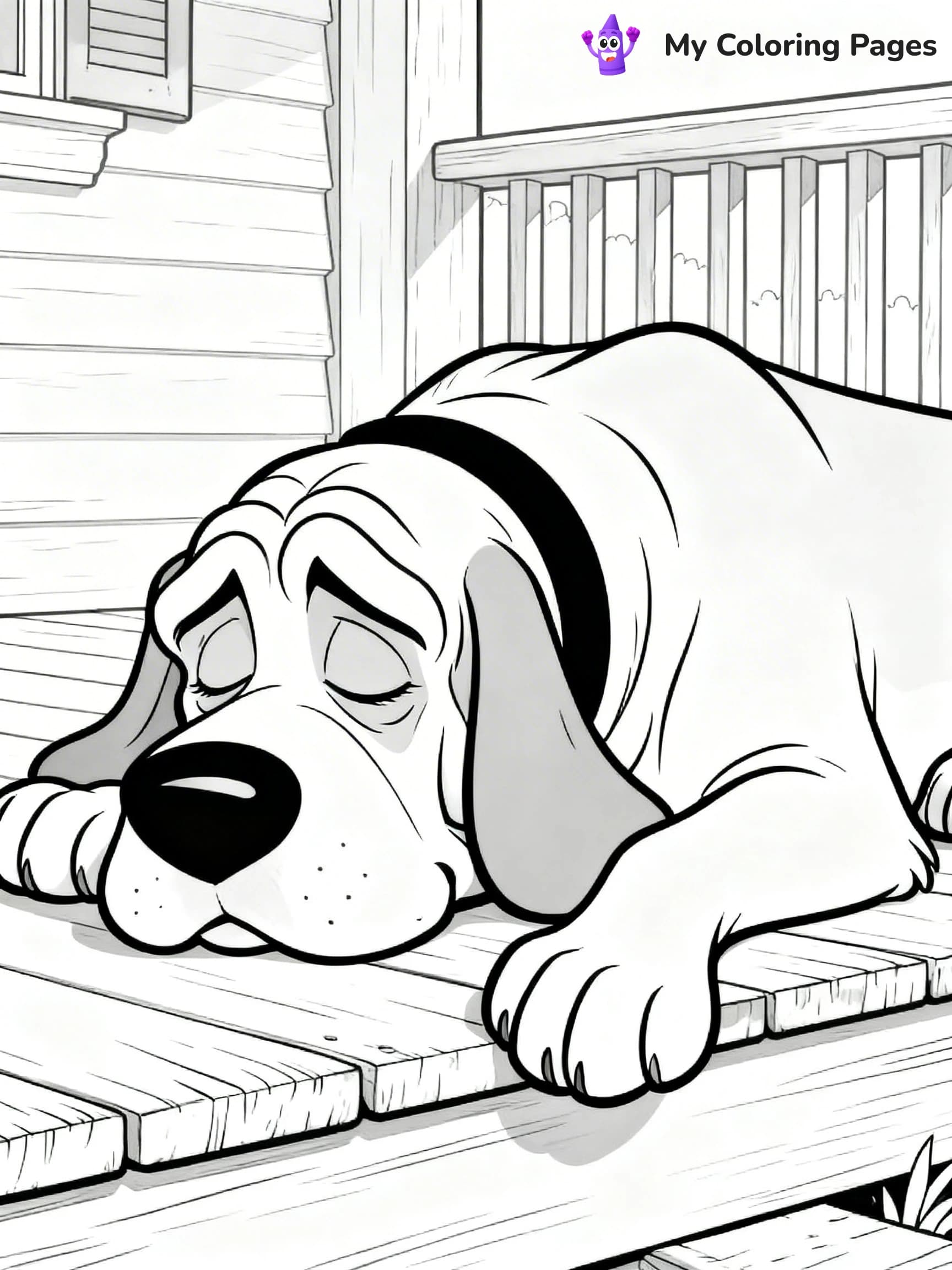 Lady and the Tramp Coloring Pages - 3