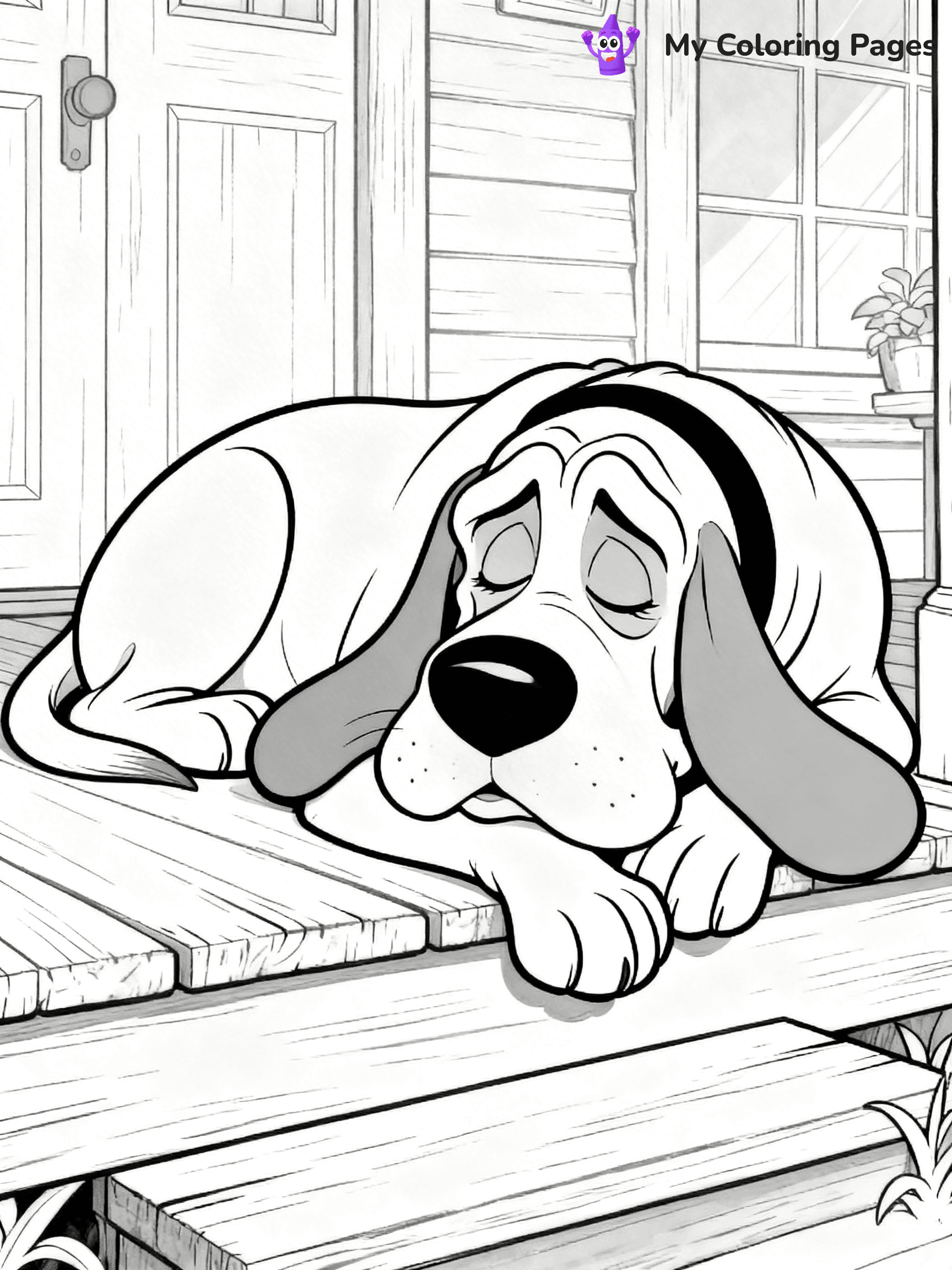 Lady and the Tramp Coloring Pages - 1