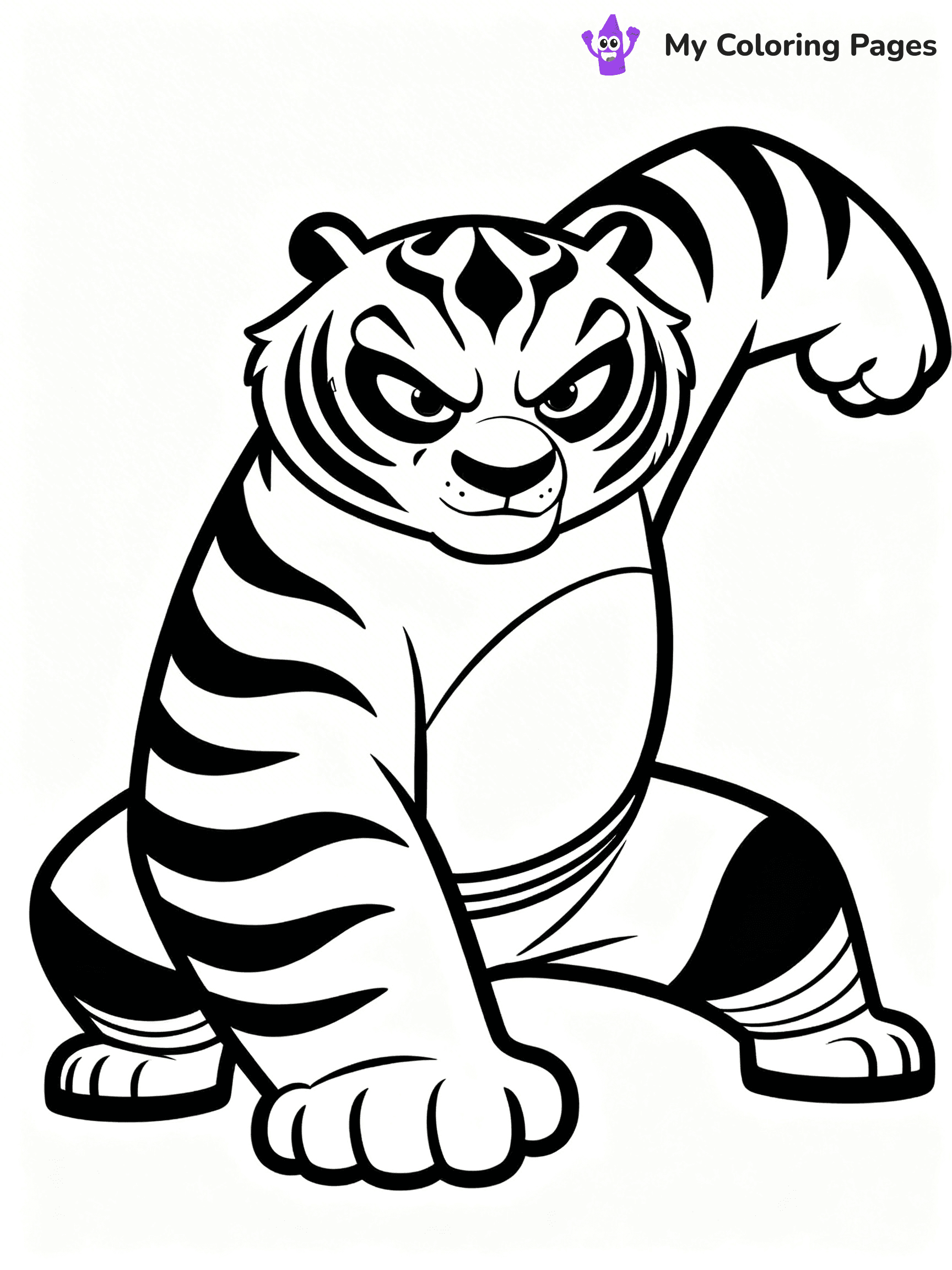 Kung Fu Panda Coloring Pages - 34