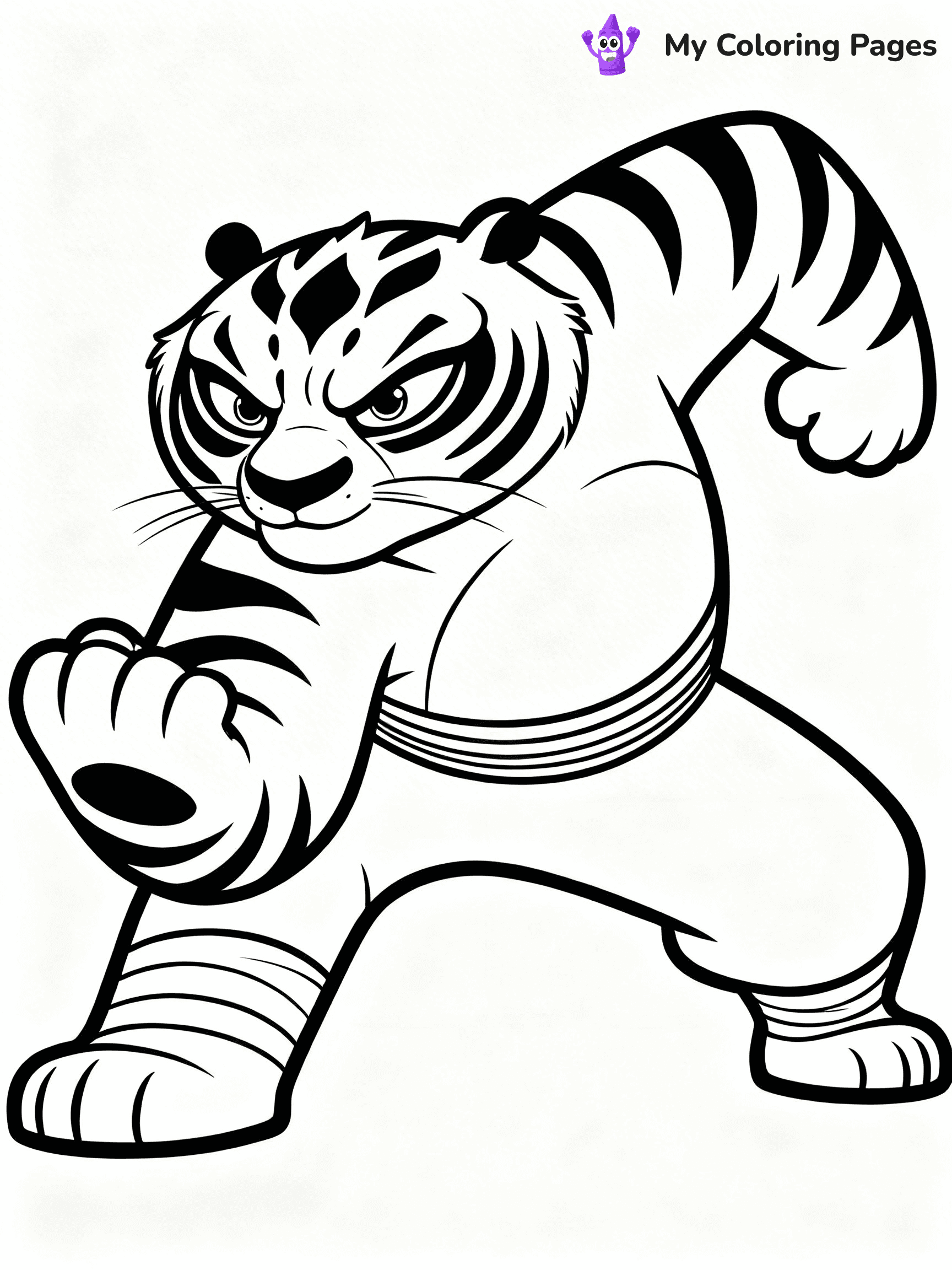 Kung Fu Panda Coloring Pages - 33