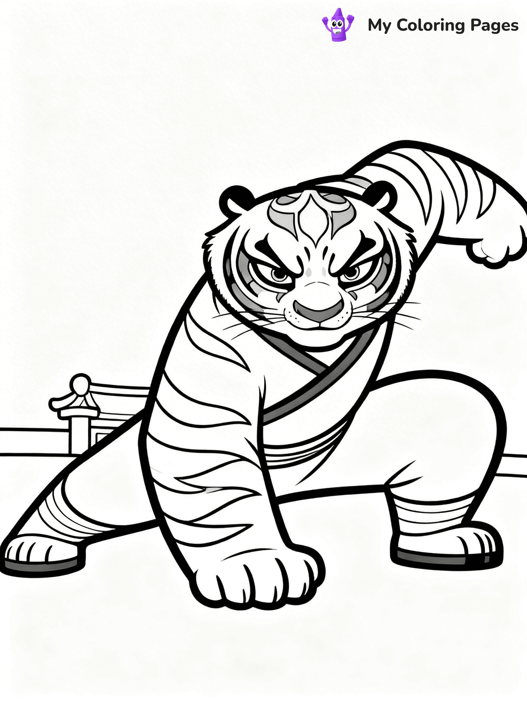Kung Fu Panda Coloring Pages - 31