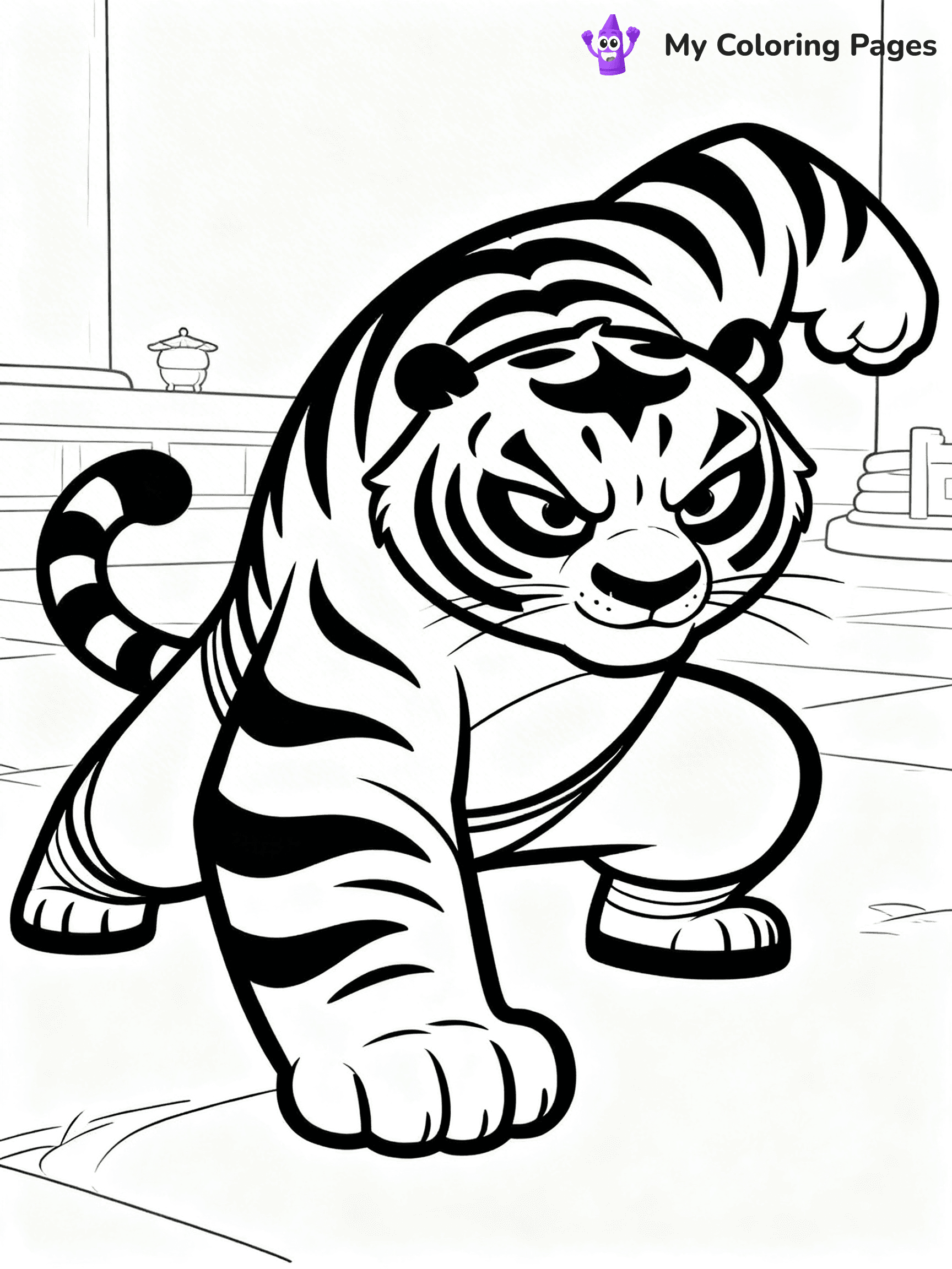 Kung Fu Panda Coloring Pages - 30