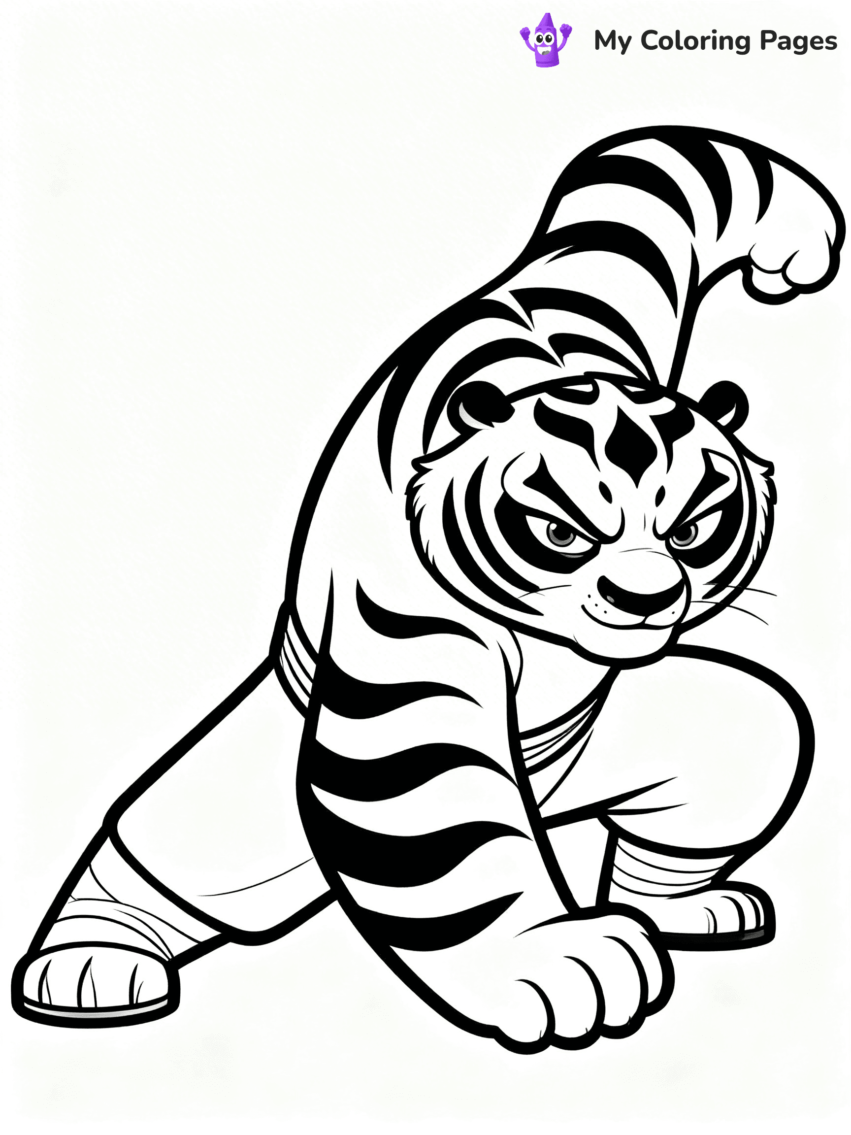 Kung Fu Panda Coloring Pages - 28