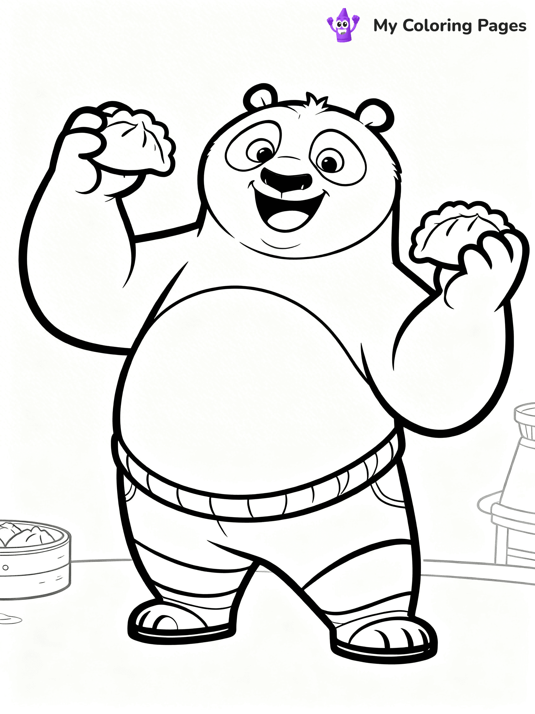 Kung Fu Panda Coloring Pages - 25