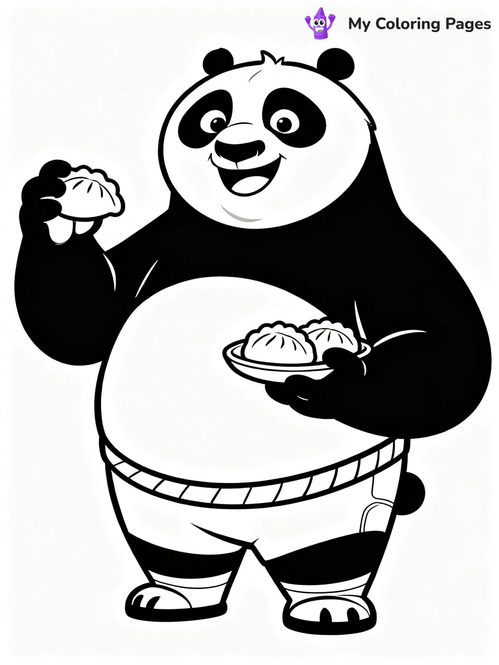 Kung Fu Panda Coloring Pages - 24