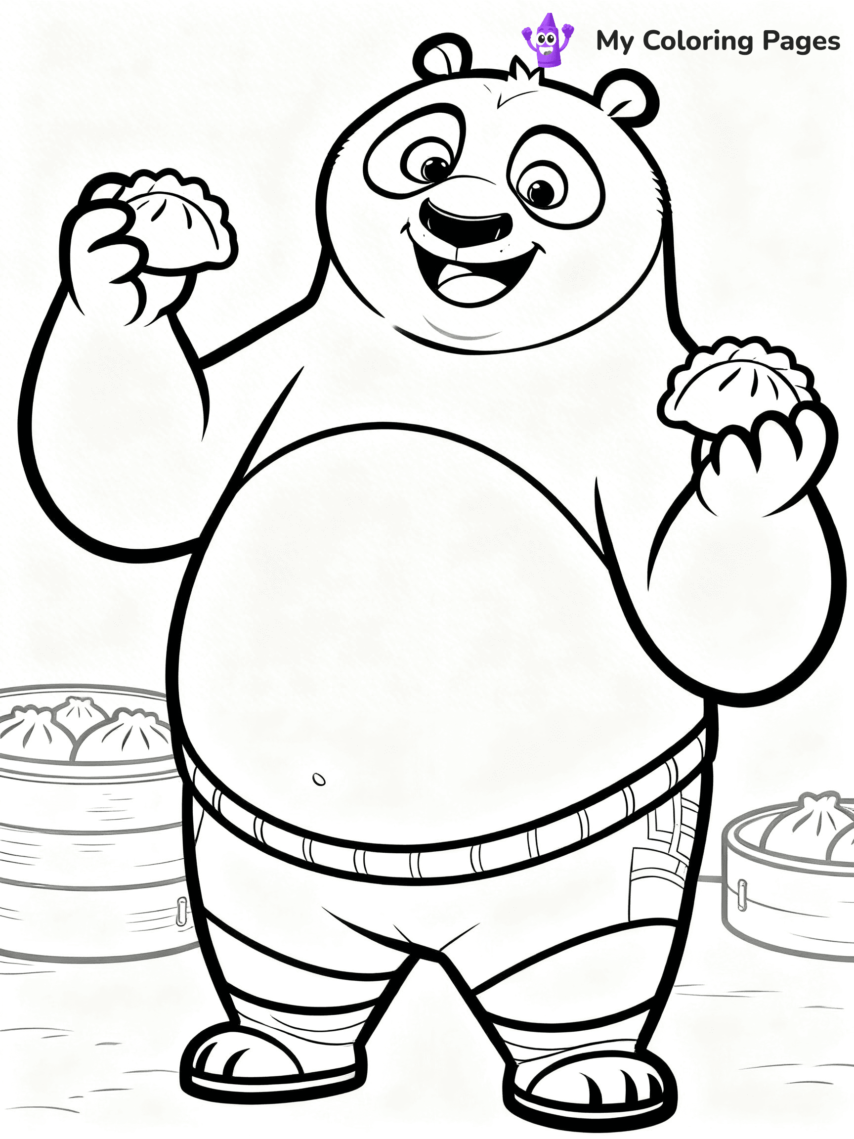 Kung Fu Panda Coloring Pages - 23