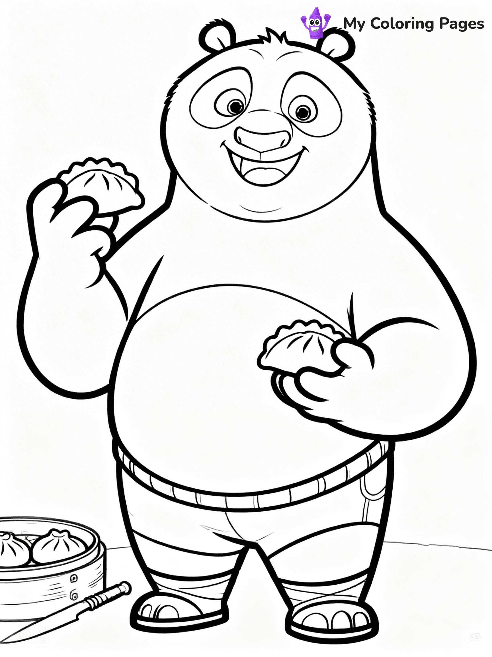 Kung Fu Panda Coloring Pages - 22
