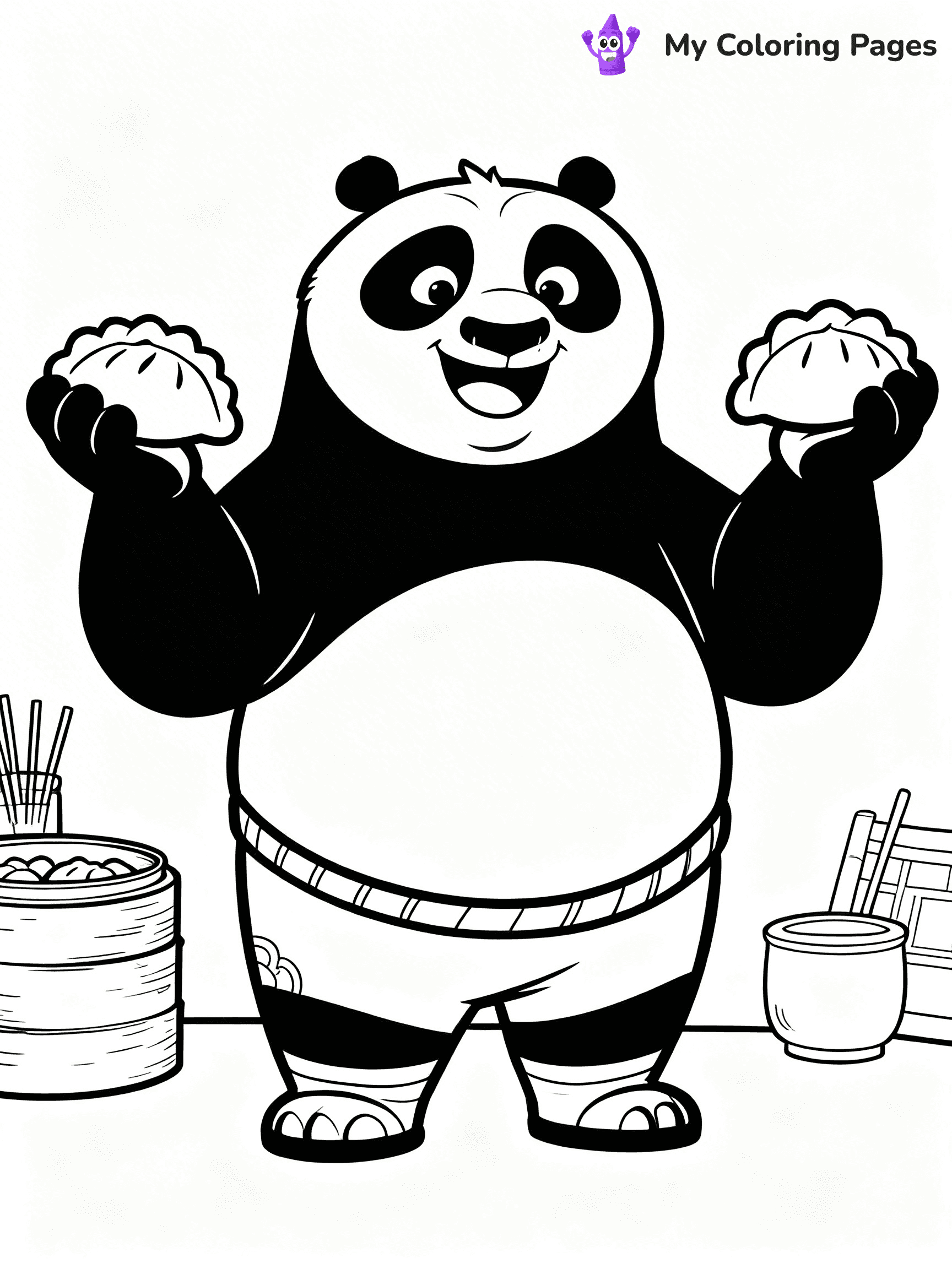 Kung Fu Panda Coloring Pages - 21