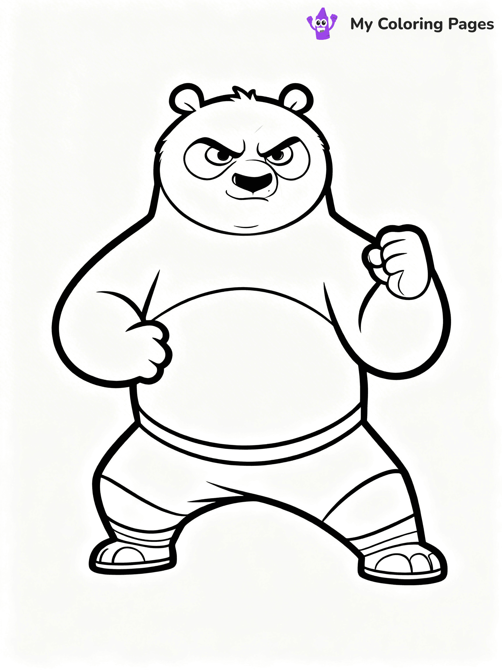 Kung Fu Panda Coloring Pages - 20