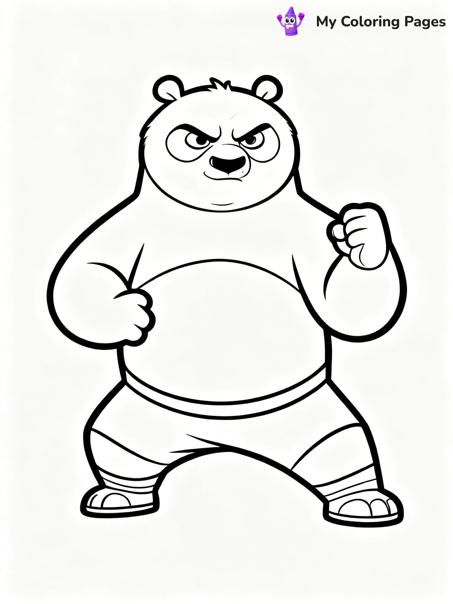 Kung Fu Panda Coloring Pages - 20