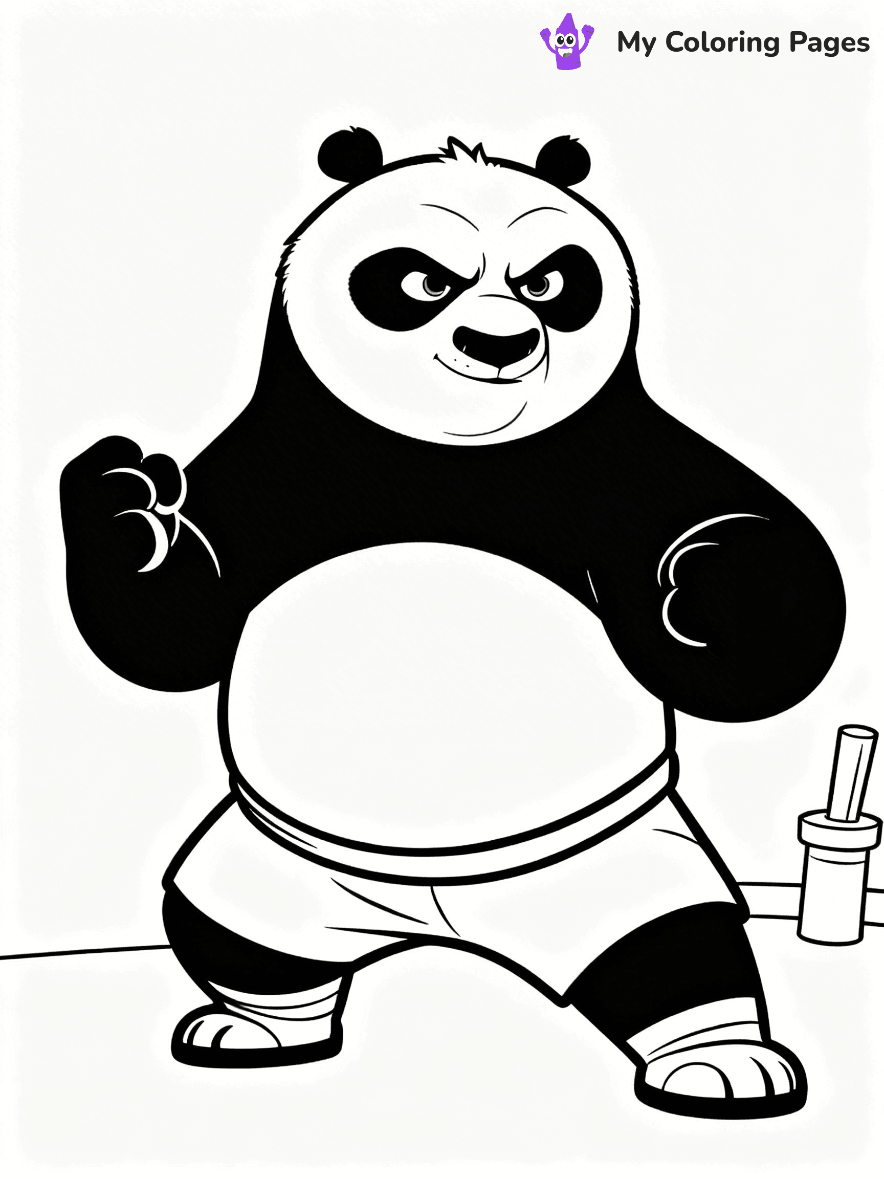 Kung Fu Panda Coloring Pages - 17