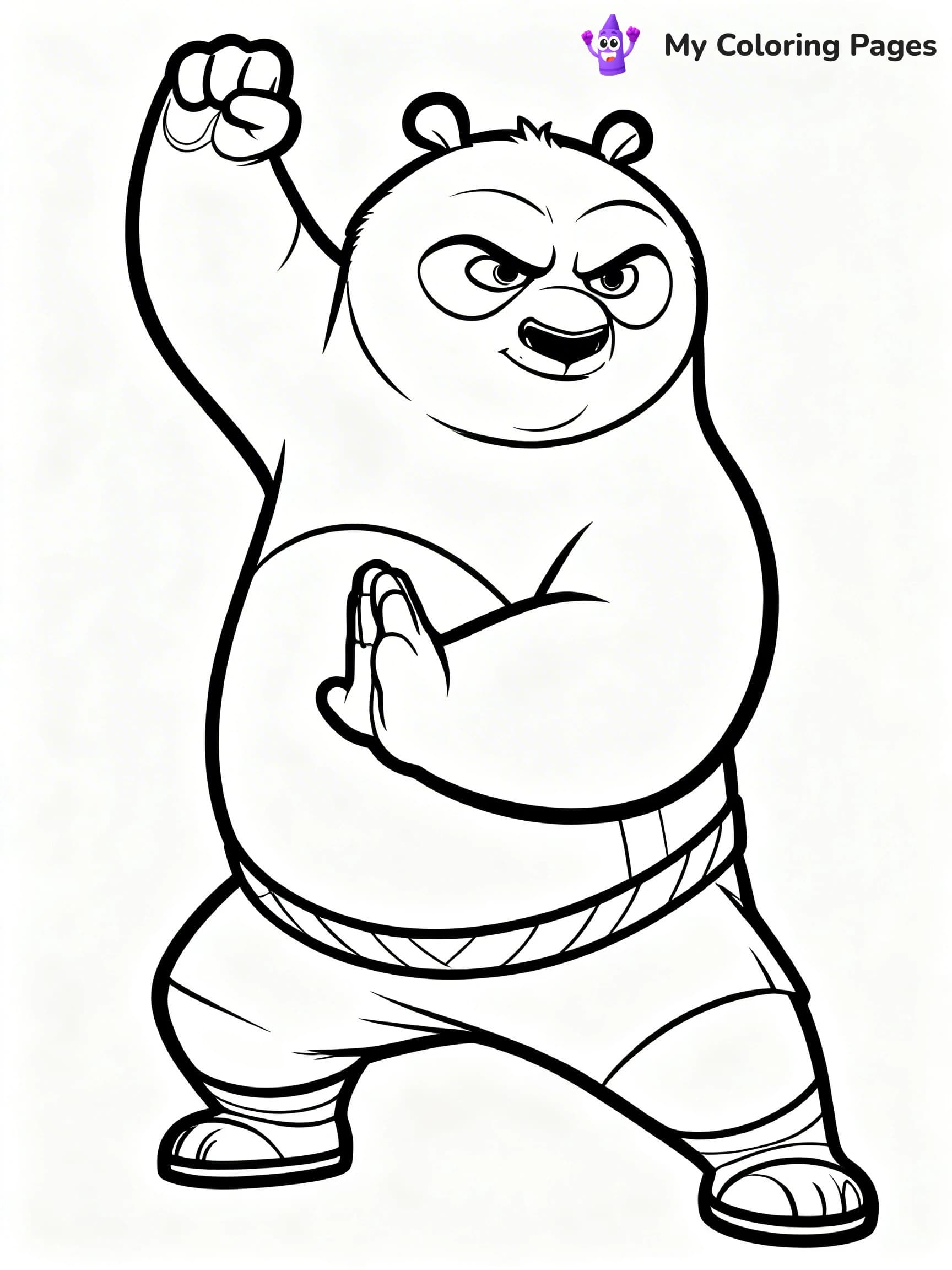Kung Fu Panda Coloring Pages - 15