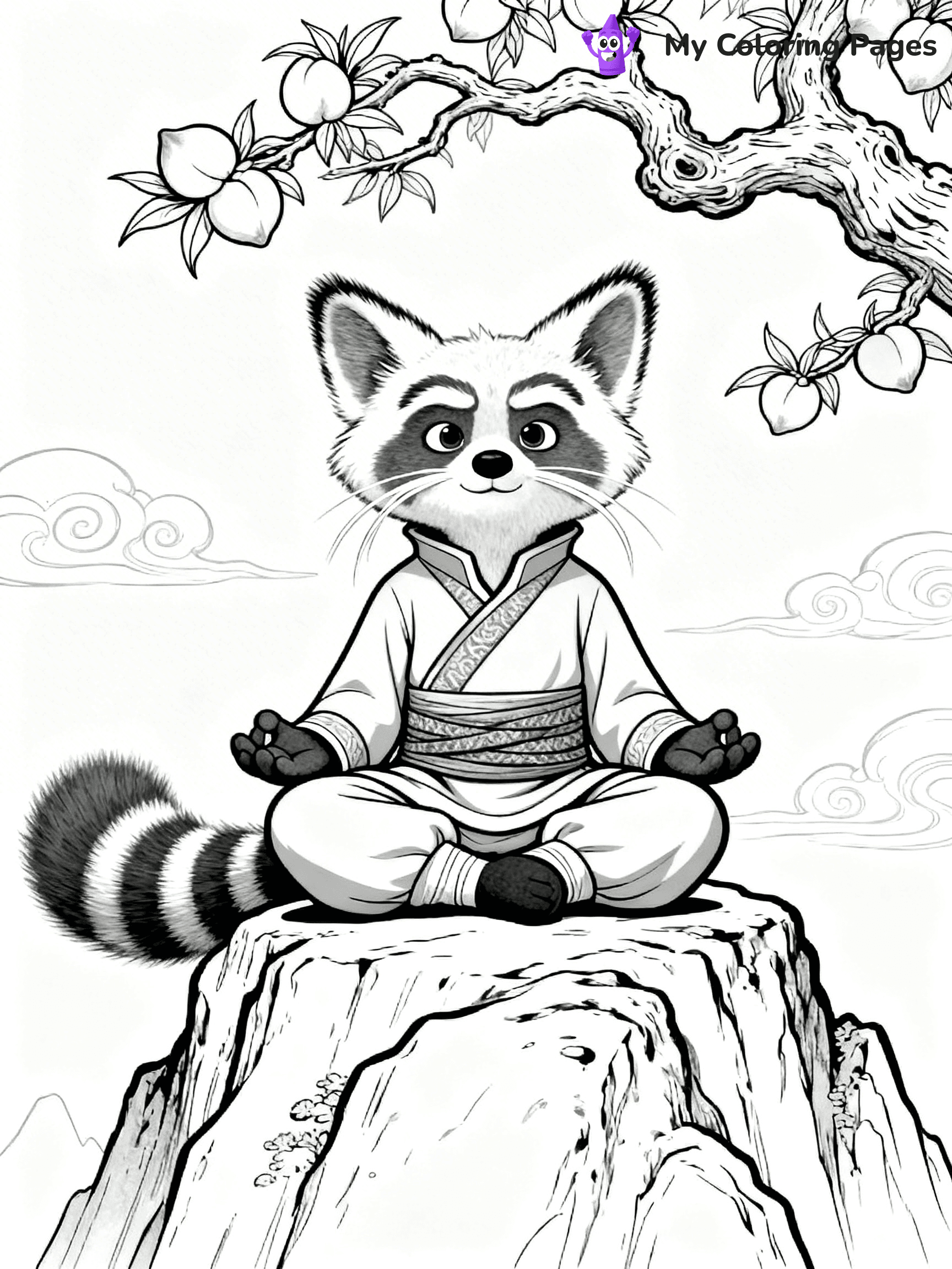Kung Fu Panda Coloring Pages - 13