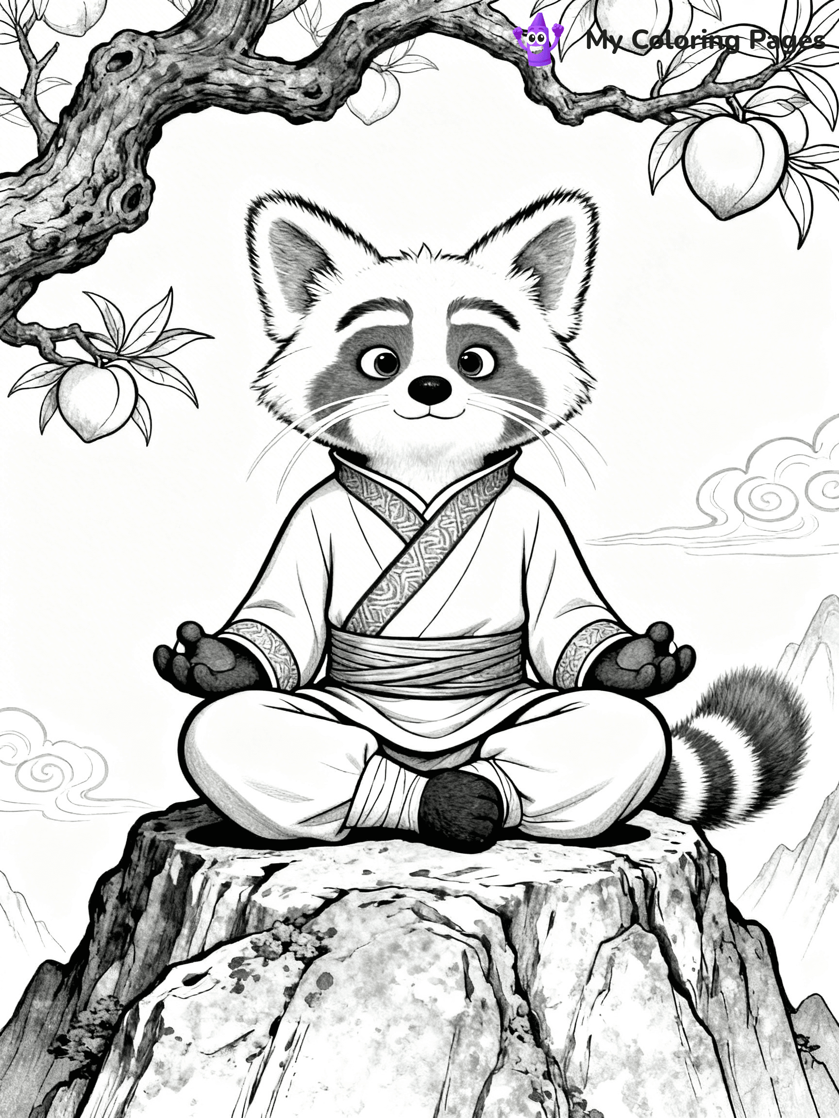 Kung Fu Panda Coloring Pages - 12
