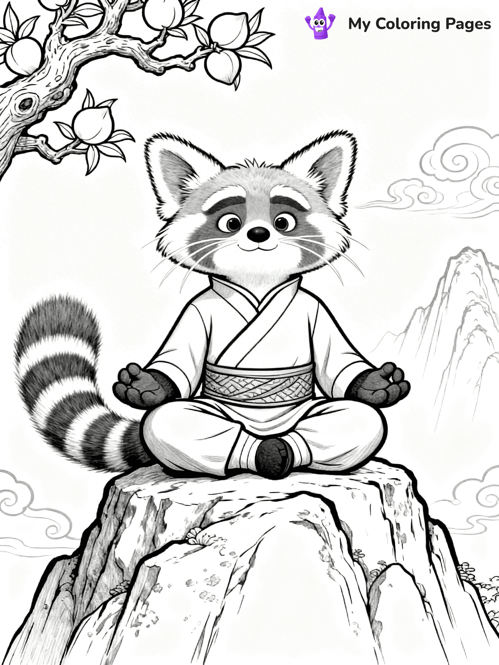 Kung Fu Panda Coloring Pages - 11