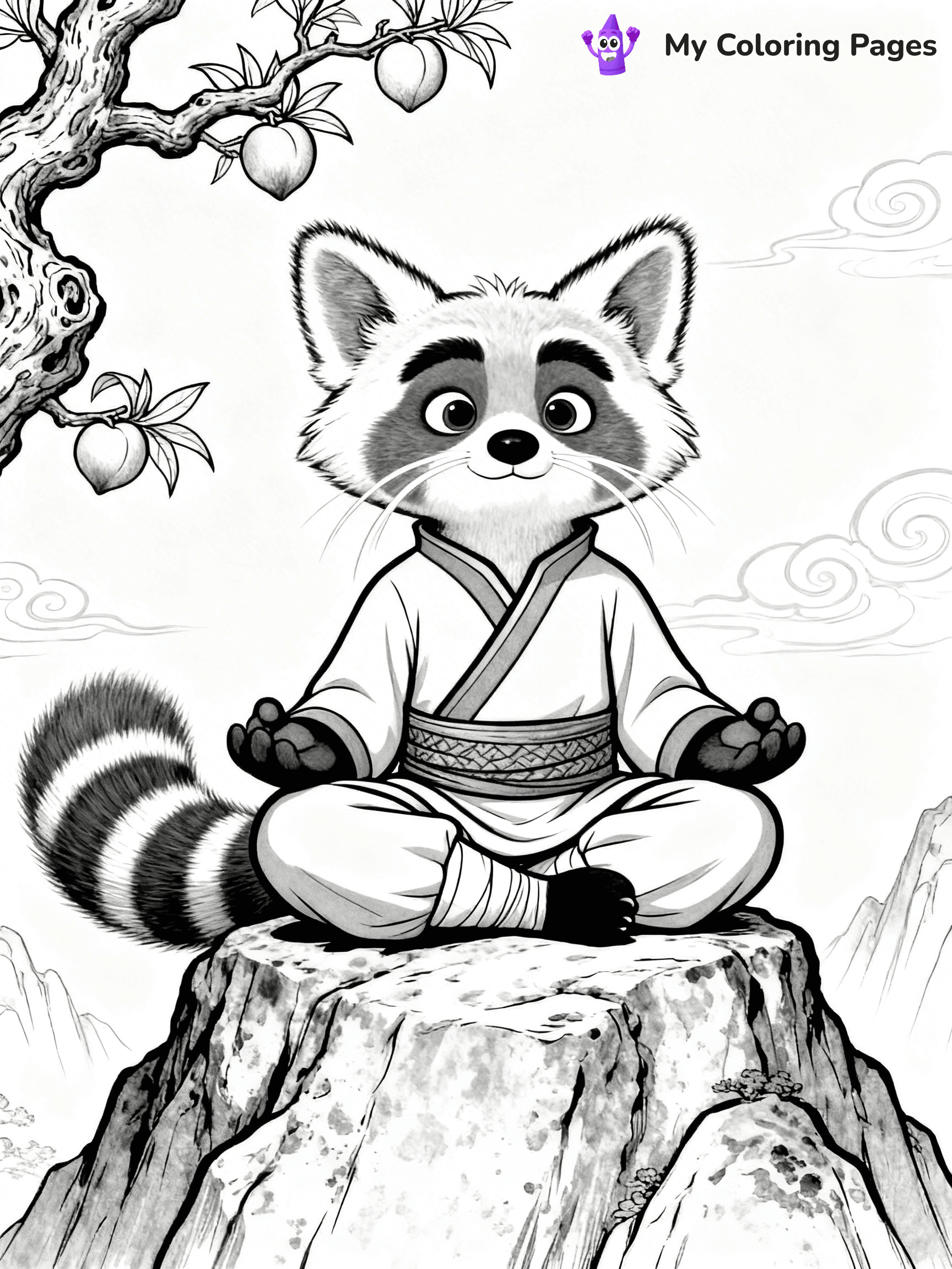 Kung Fu Panda Coloring Pages - 10