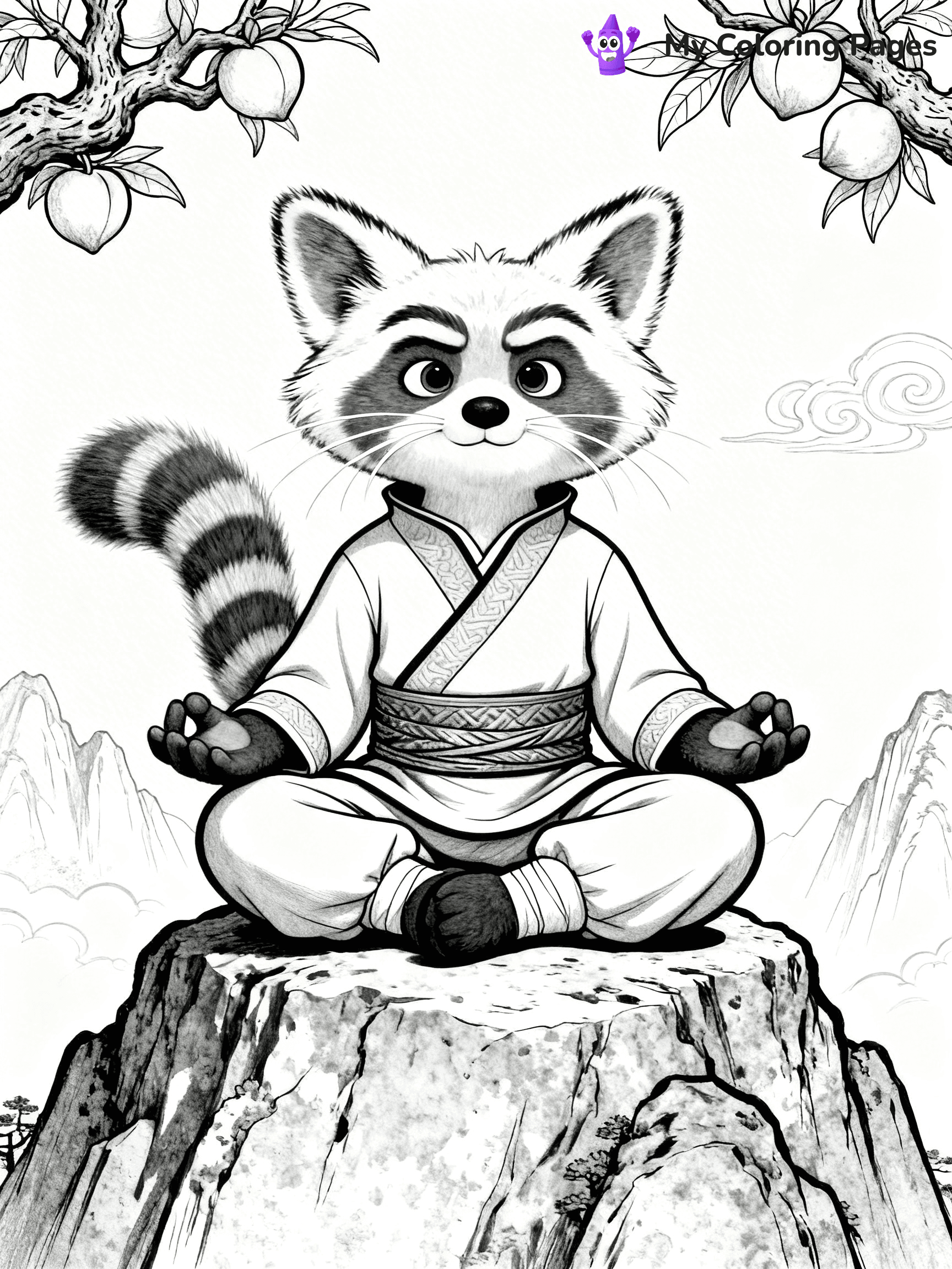 Kung Fu Panda Coloring Pages - 9