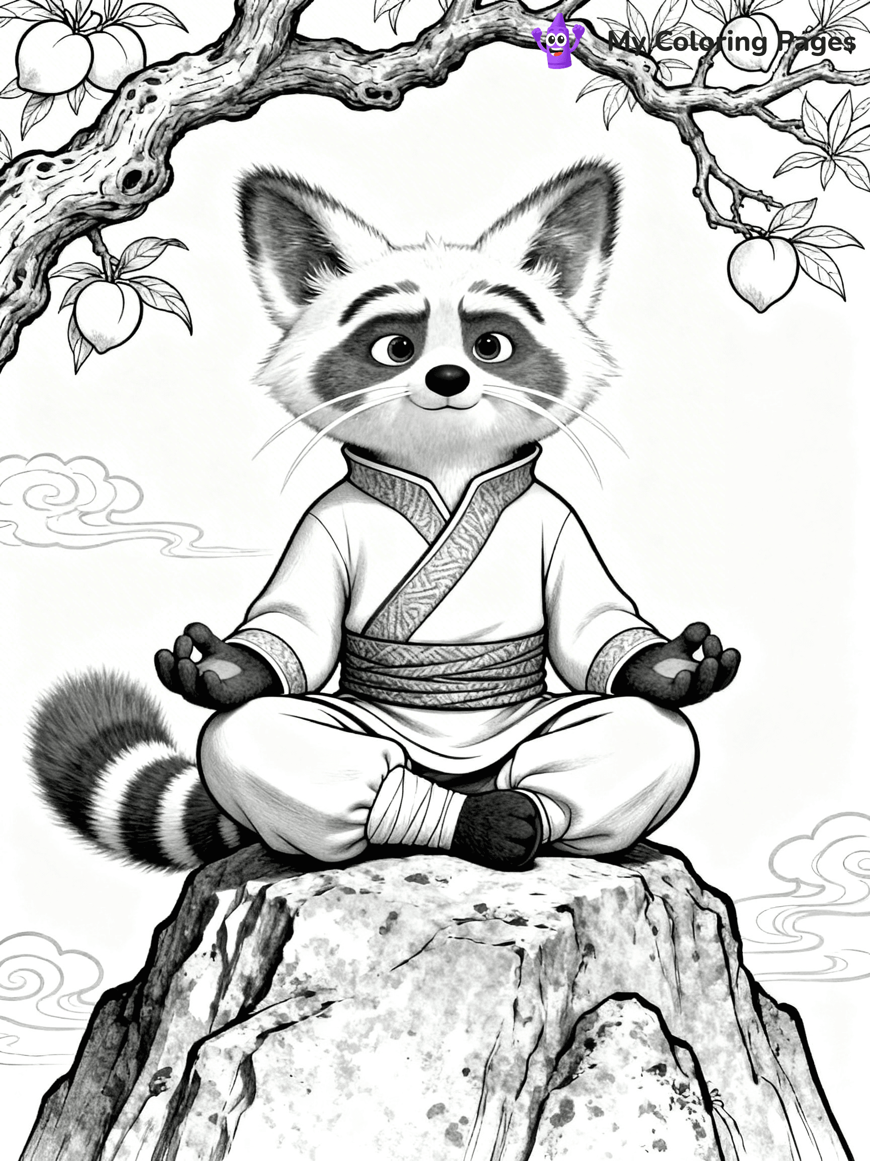 Kung Fu Panda Coloring Pages - 8